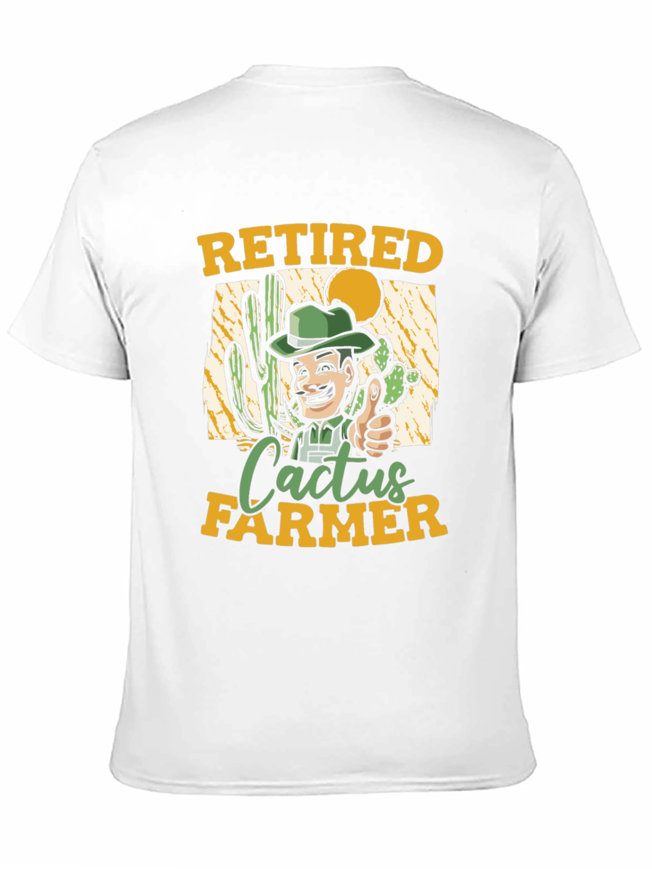 Retired Cactus Farmer Graphic T-Shirt