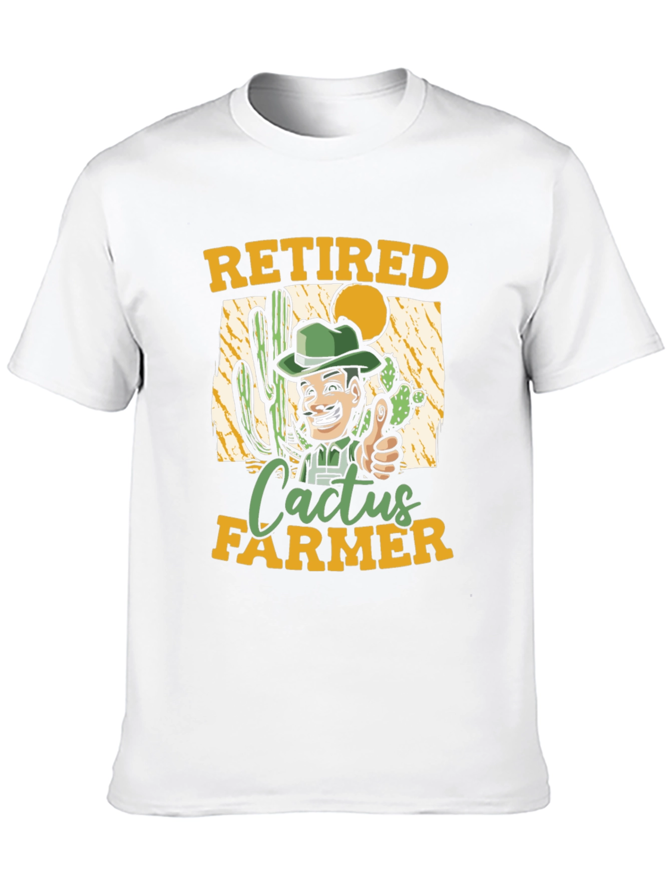 Retired Cactus Farmer Graphic T-Shirt