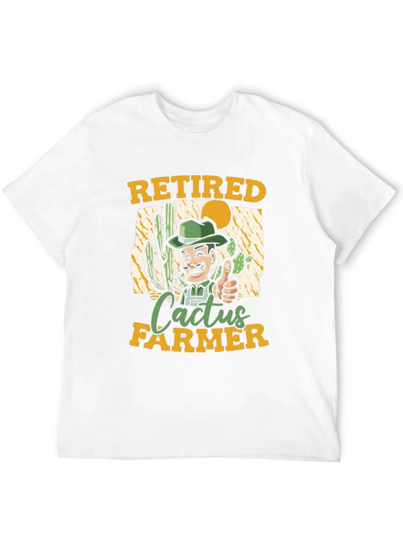 Retired Cactus Farmer Graphic T-Shirt