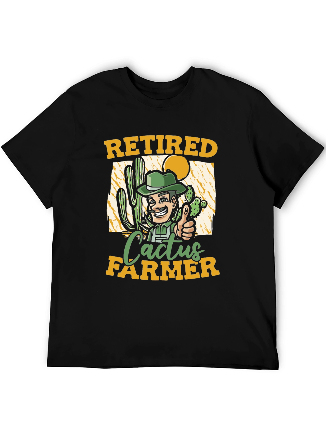 Retired Cactus Farmer Graphic T-Shirt