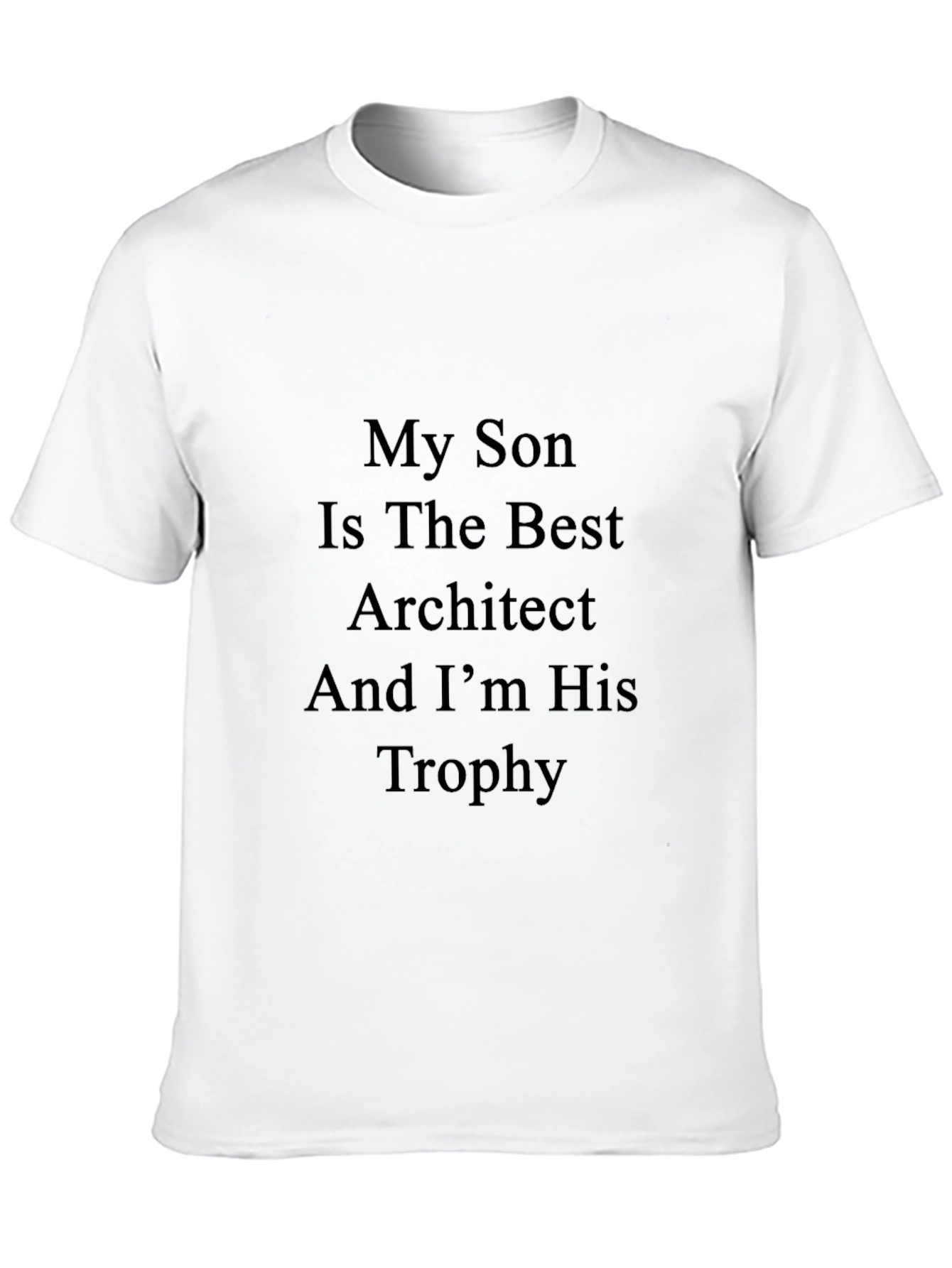 Best Architect Son Trophy Graphic Tee
