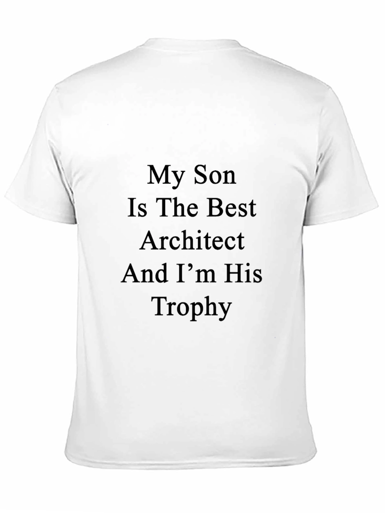 Best Architect Son Trophy Graphic Tee