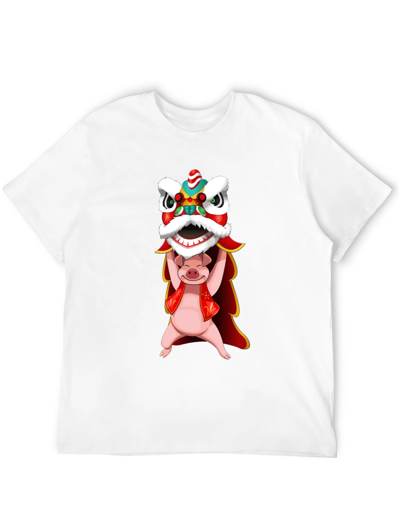 Pig Chinese Lion Dance T-Shirt