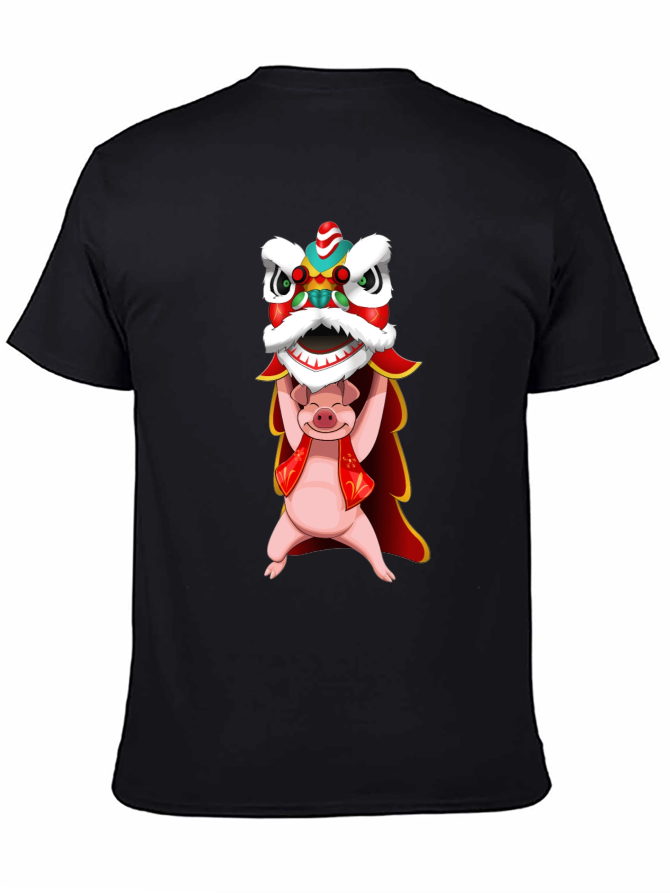 Pig Chinese Lion Dance T-Shirt