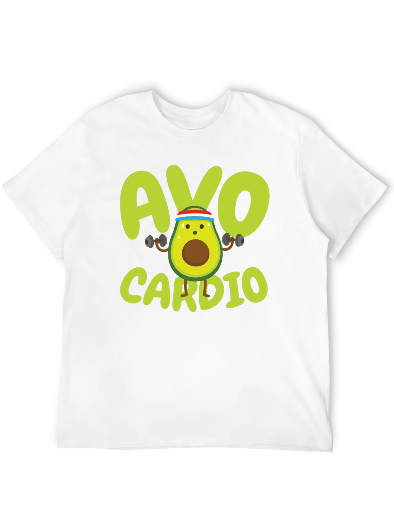 Avo Cardio T-Shirt - Workout Avocado Tee