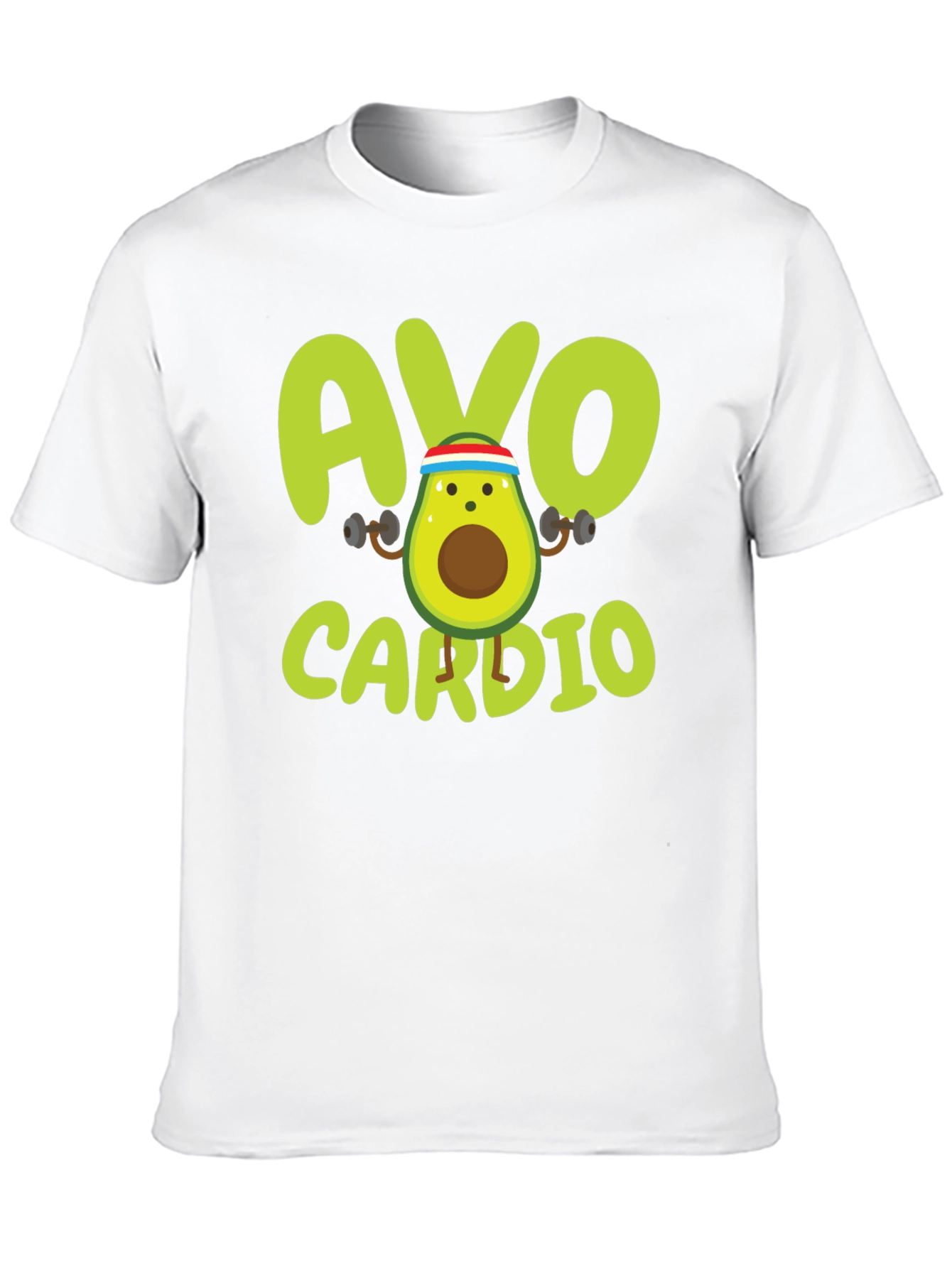 Avo Cardio T-Shirt - Workout Avocado Tee