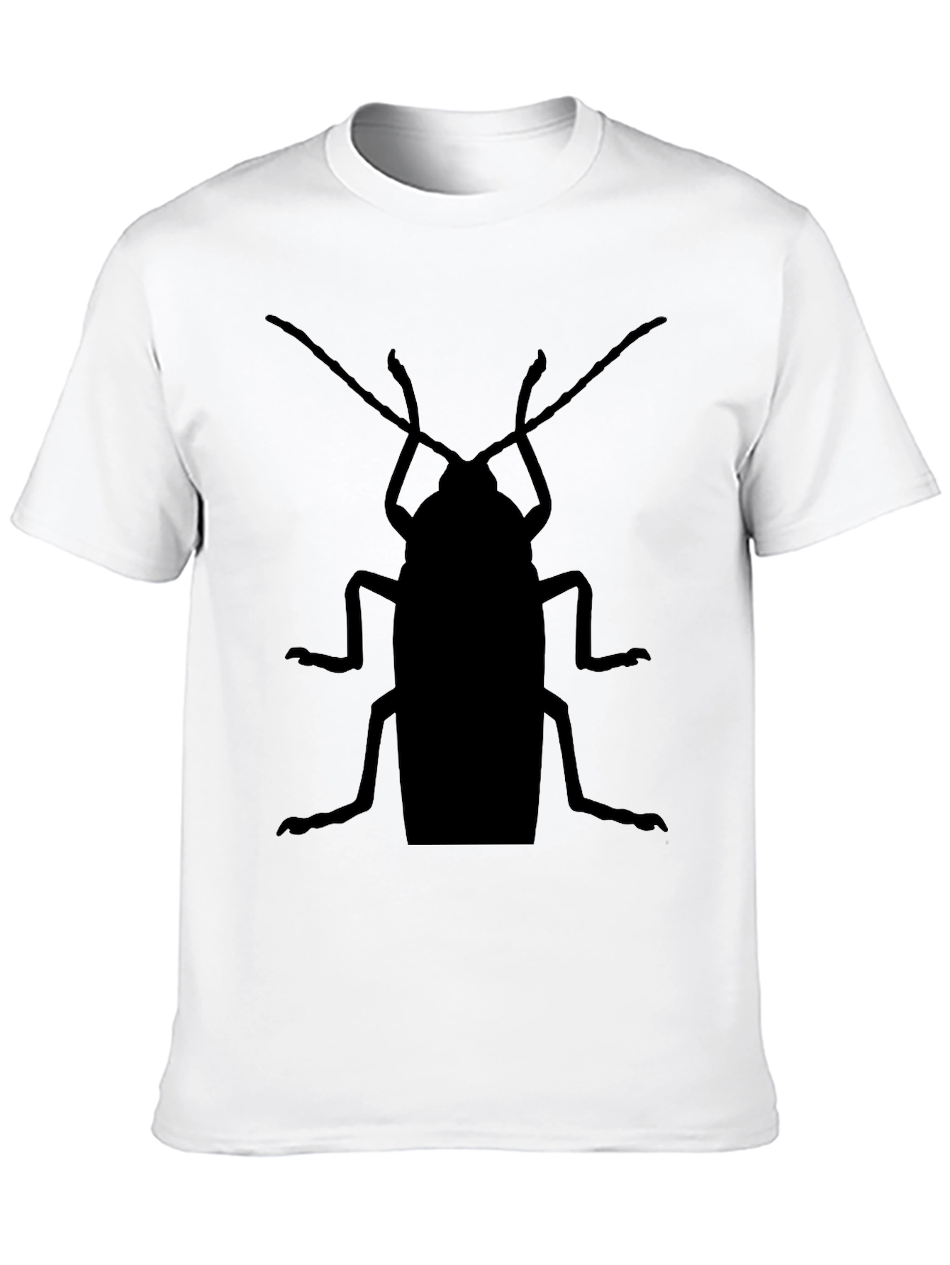 Novelty Cockroach Graphic Tee - Black T-Shirt