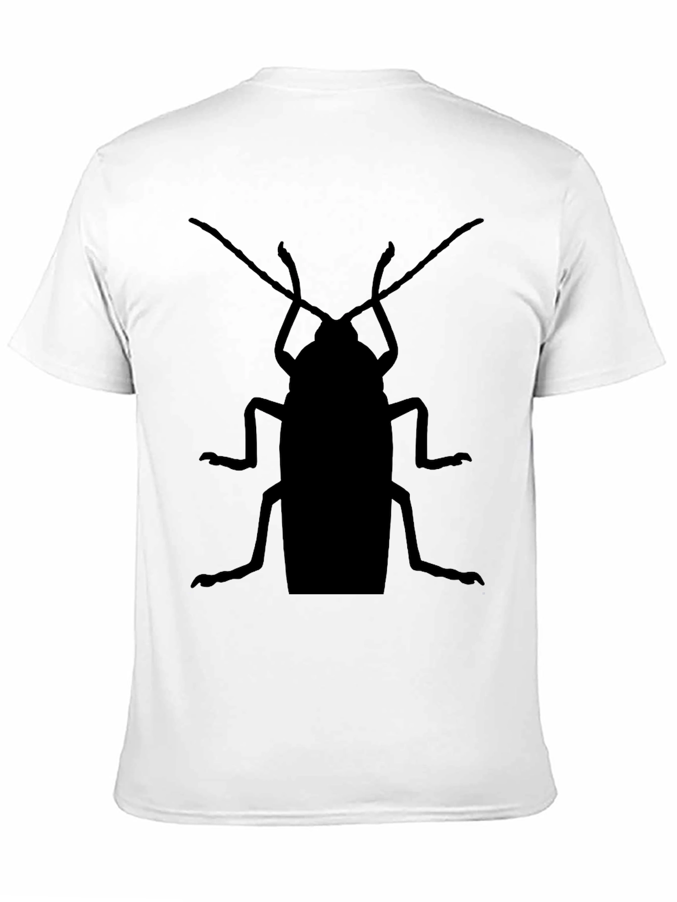 Novelty Cockroach Graphic Tee - Black T-Shirt