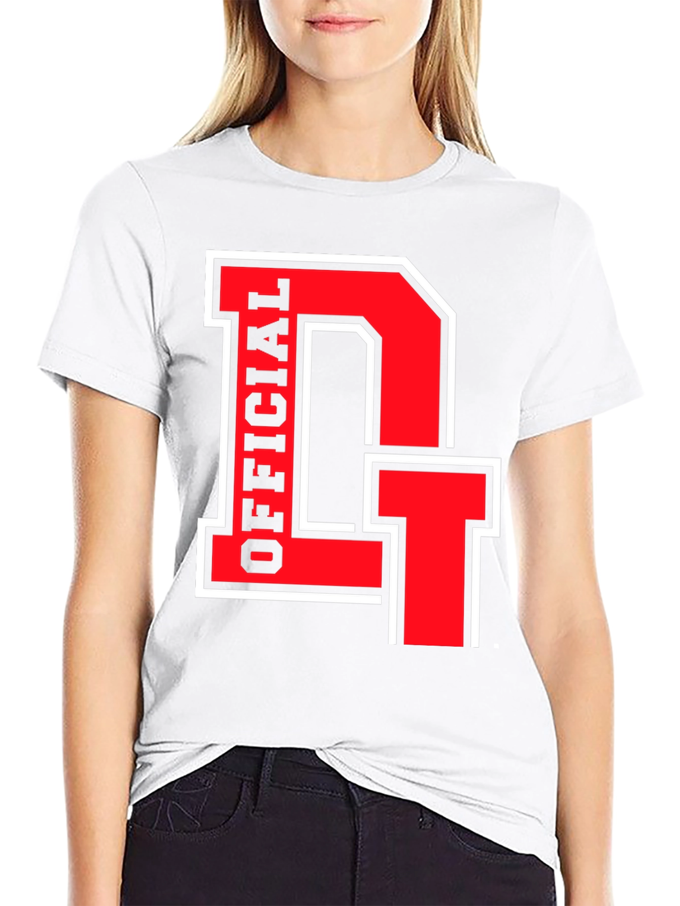 Official DT Black T-Shirt - Bold Red Design