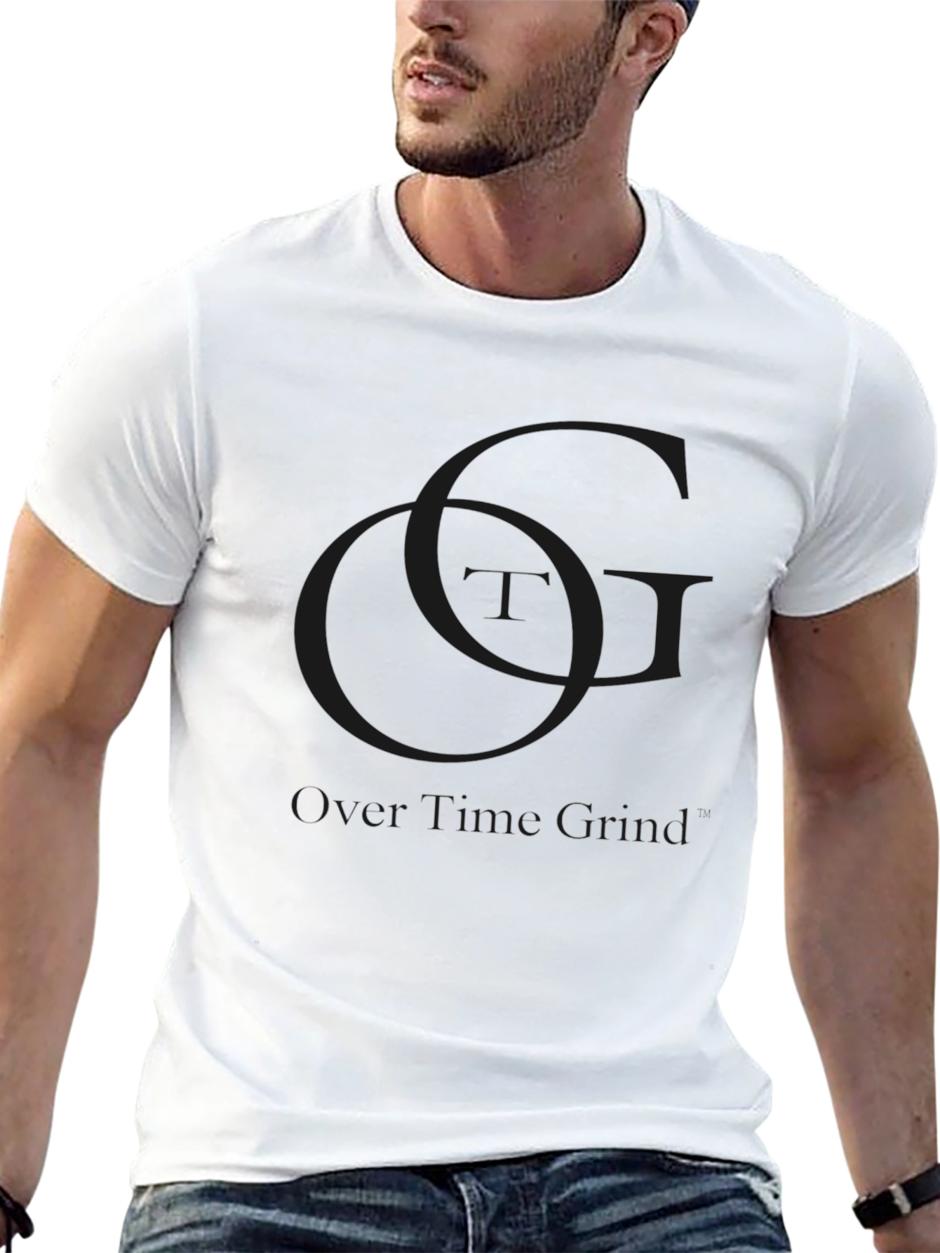 Over Time Grind Black T-Shirt - OG Logo