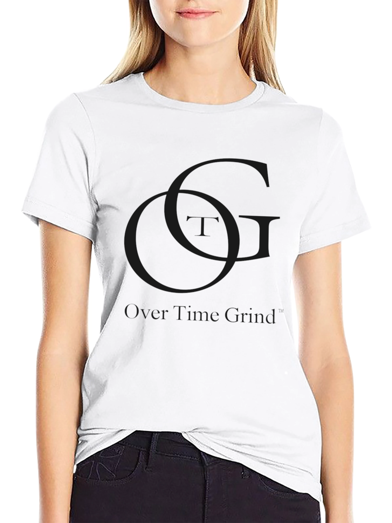 Over Time Grind Black T-Shirt - OG Logo