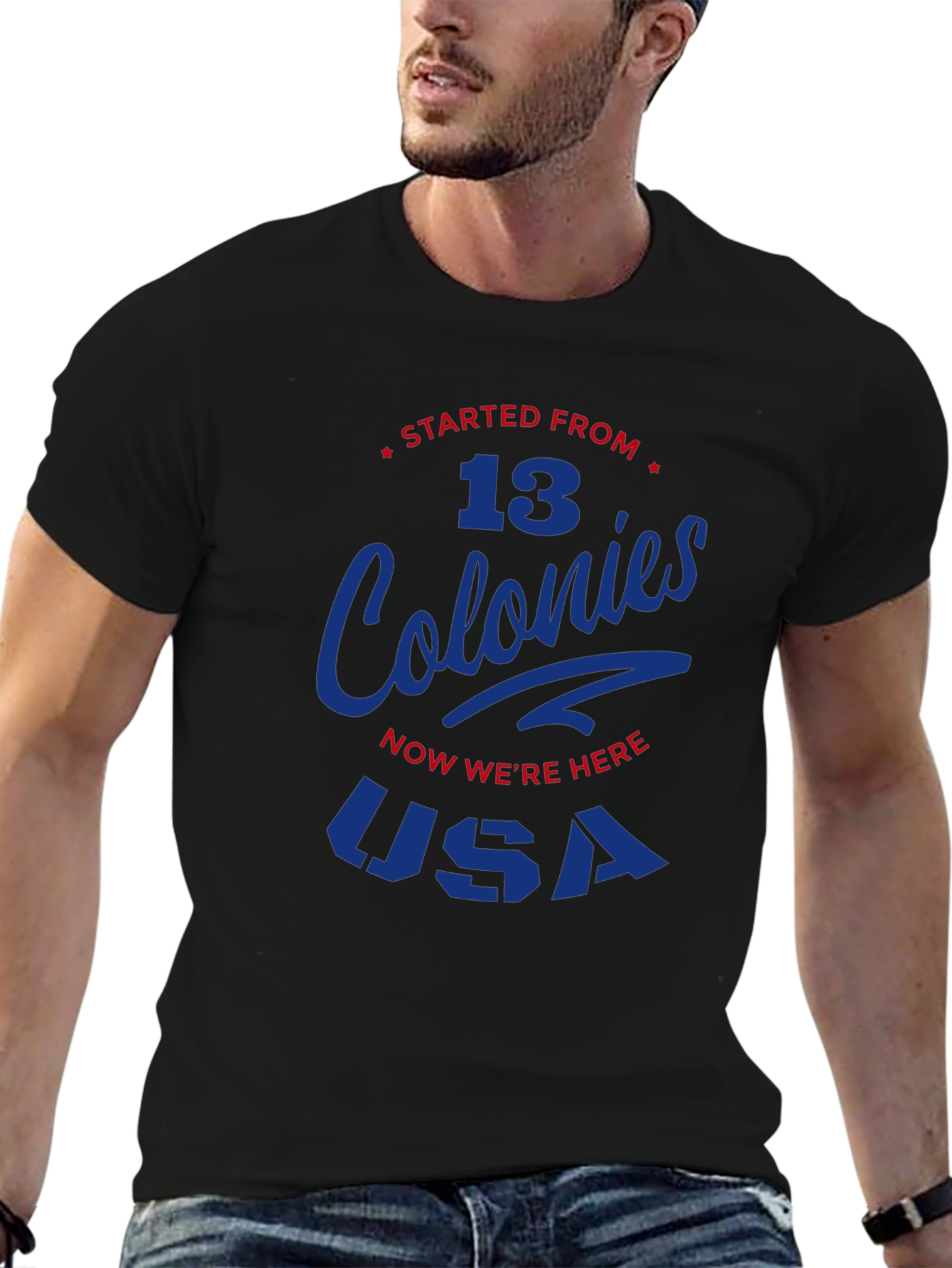 13 Colonies USA Graphic Tee