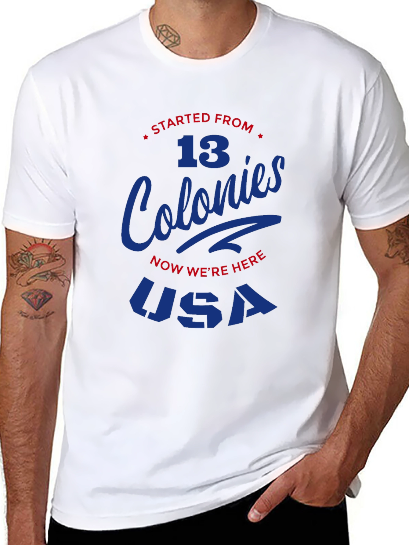 13 Colonies USA Graphic Tee