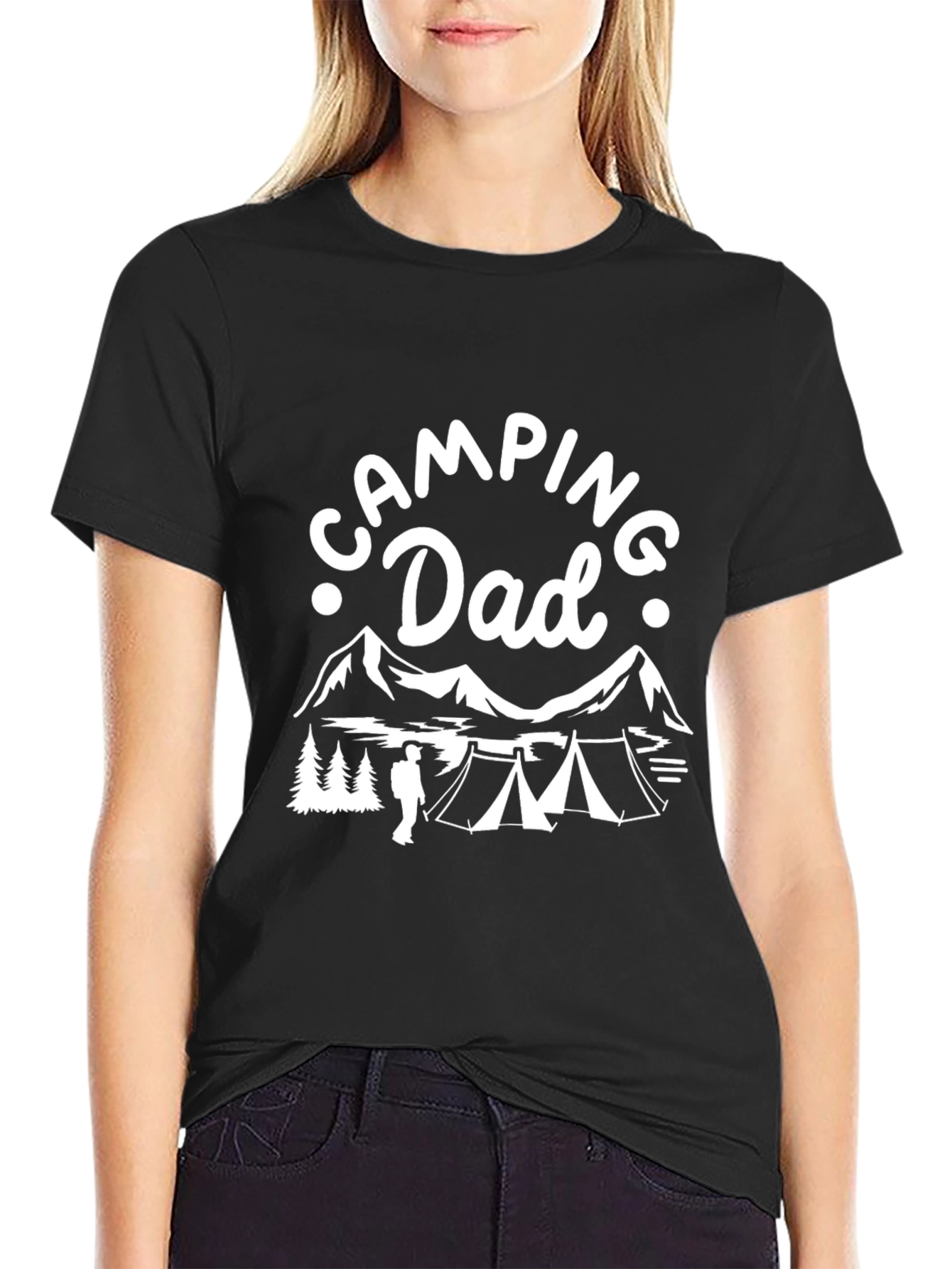 Camping Dad Graphic Tee - Outdoor Adventure Shirt