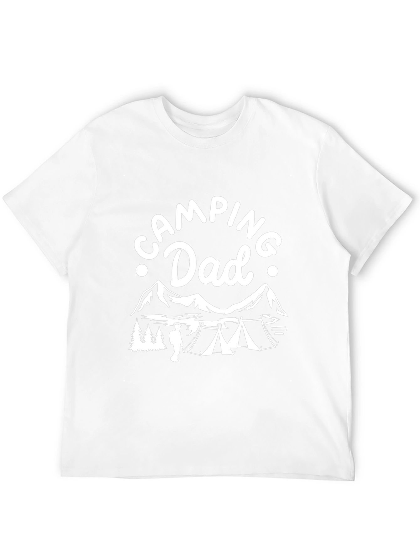 Camping Dad Graphic Tee - Outdoor Adventure Shirt