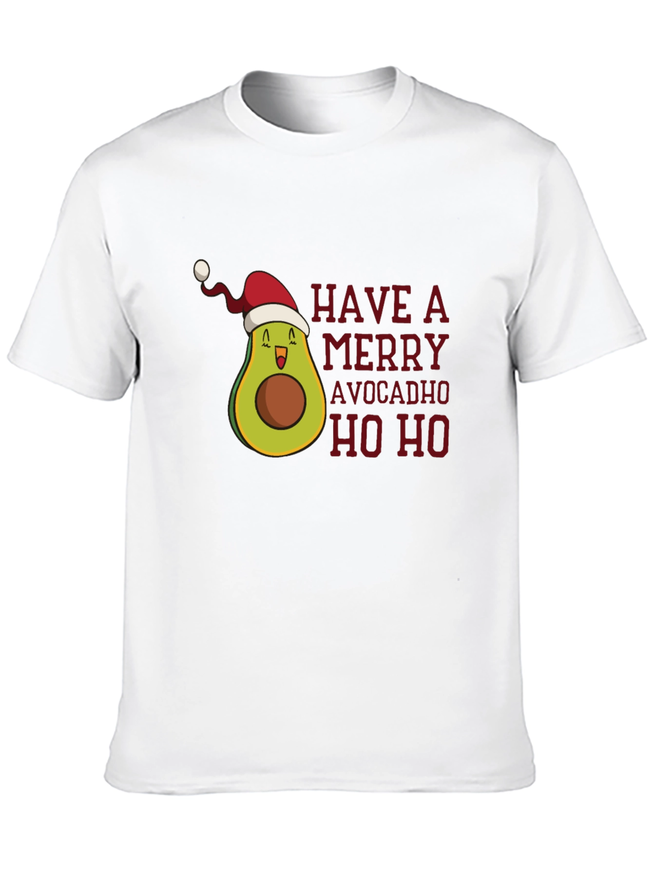 Merry Avocadho Ho Ho Holiday T-Shirt