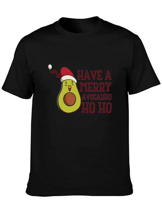 Merry Avocadho Ho Ho Holiday T-Shirt