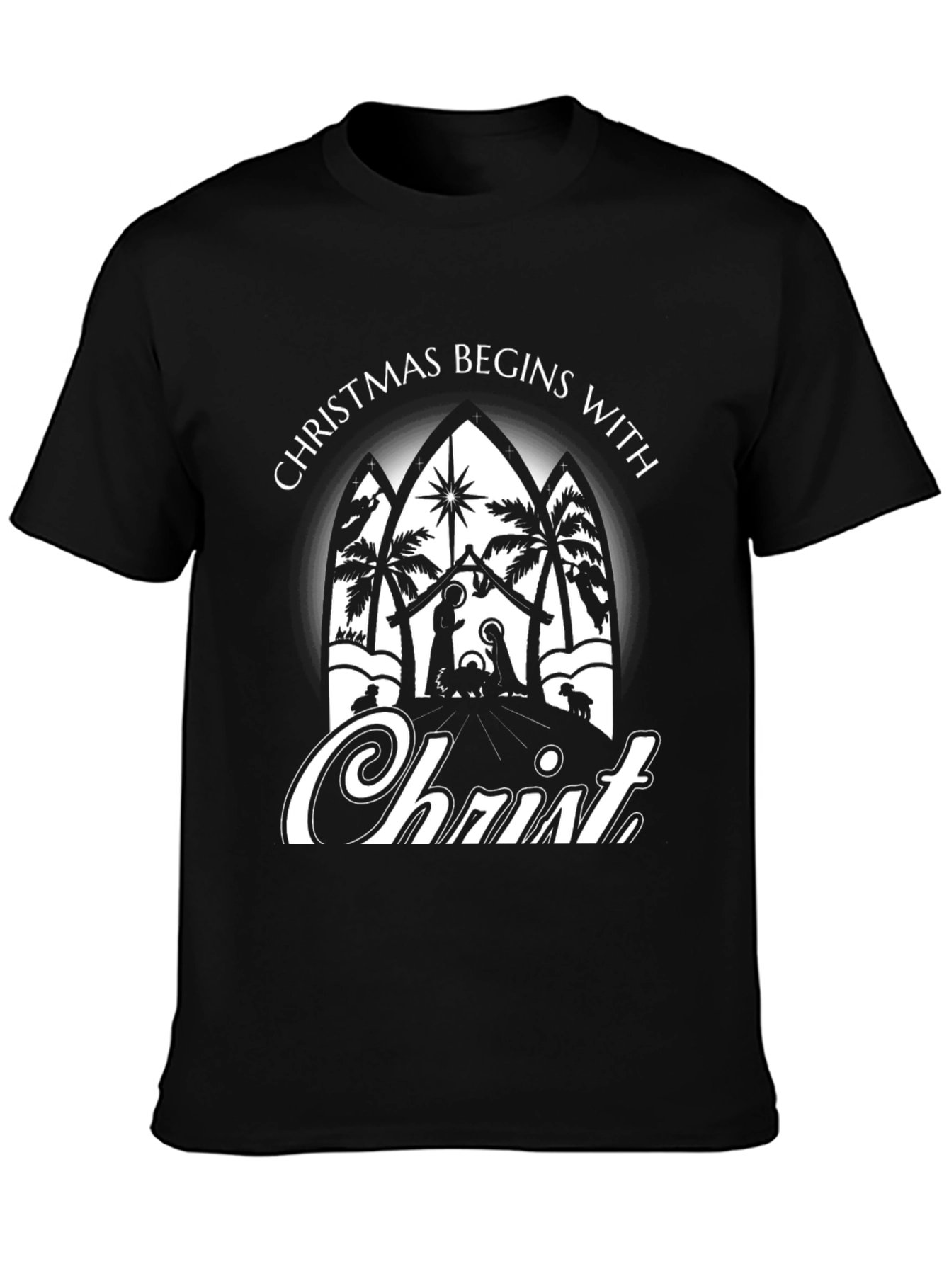 Christmas Begins With Christ T-Shirt