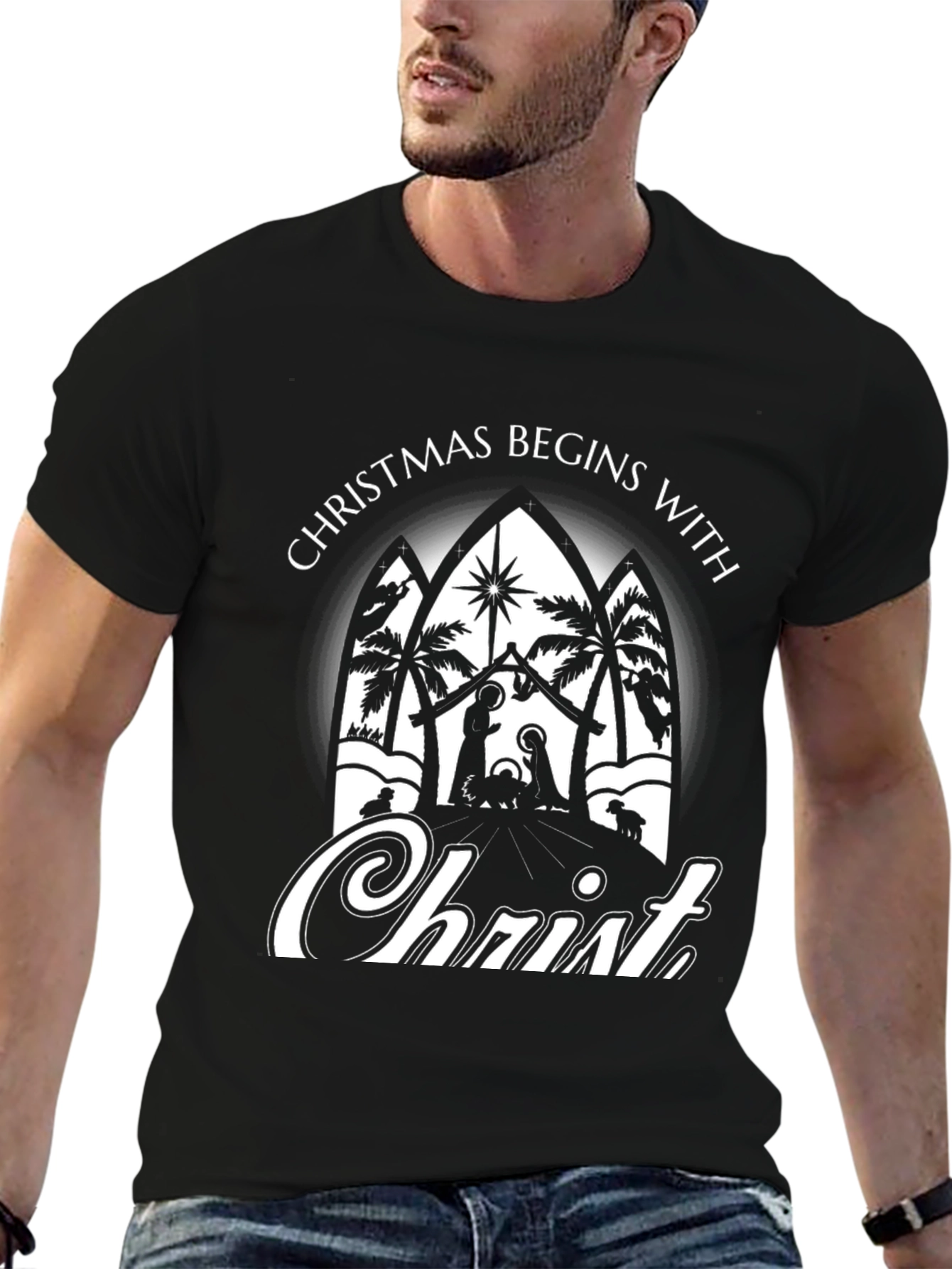 Christmas Begins With Christ T-Shirt