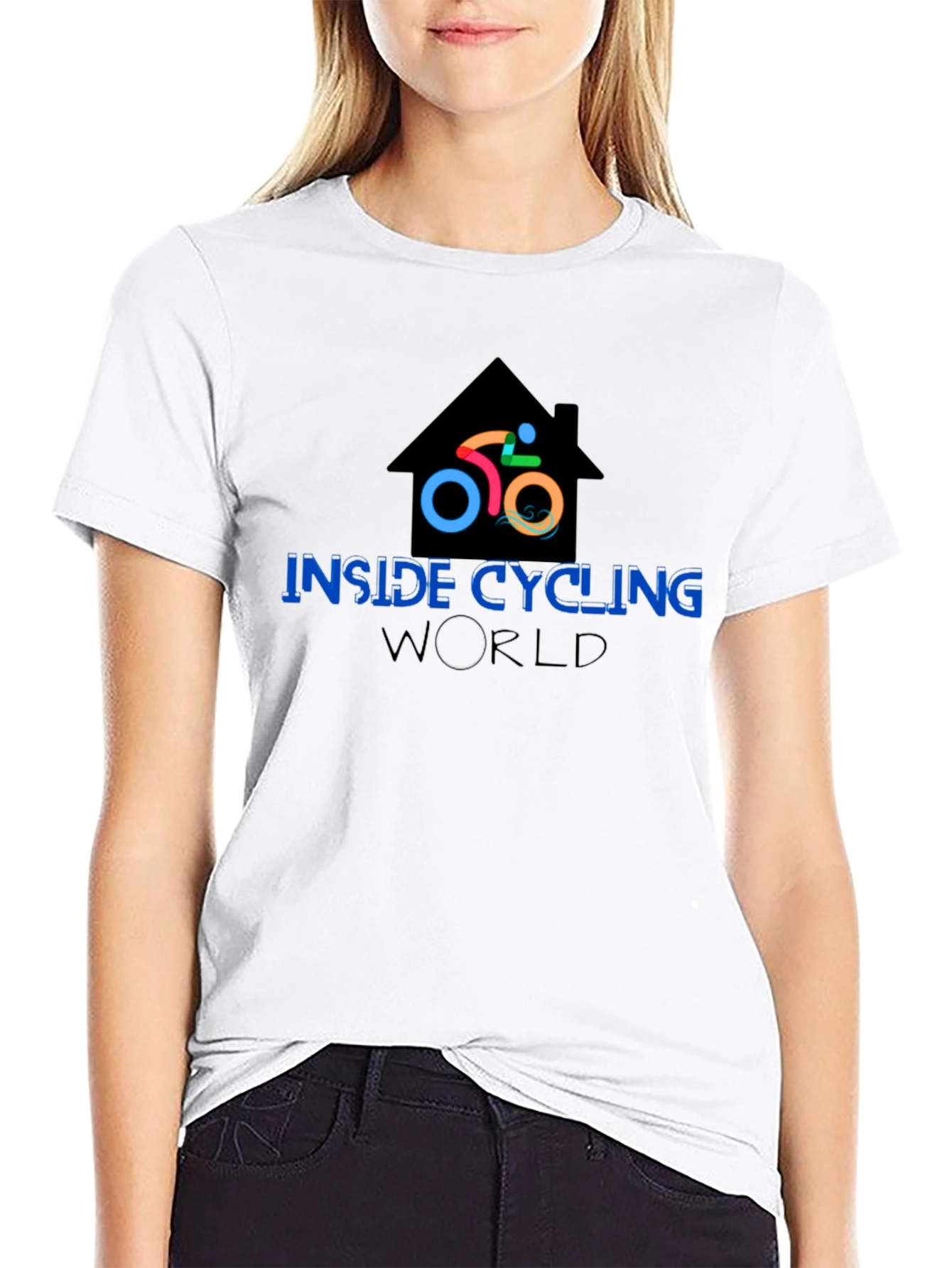 Inside Cycling World T-Shirt - Black