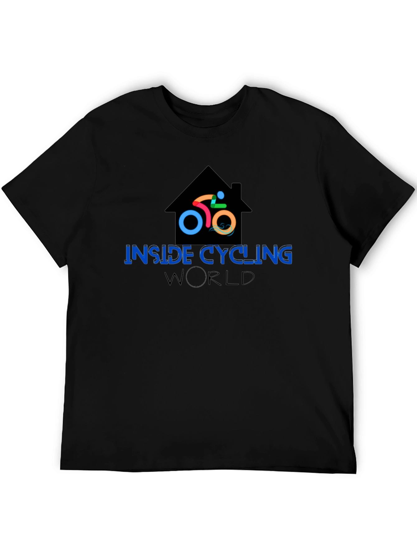 Inside Cycling World T-Shirt - Black