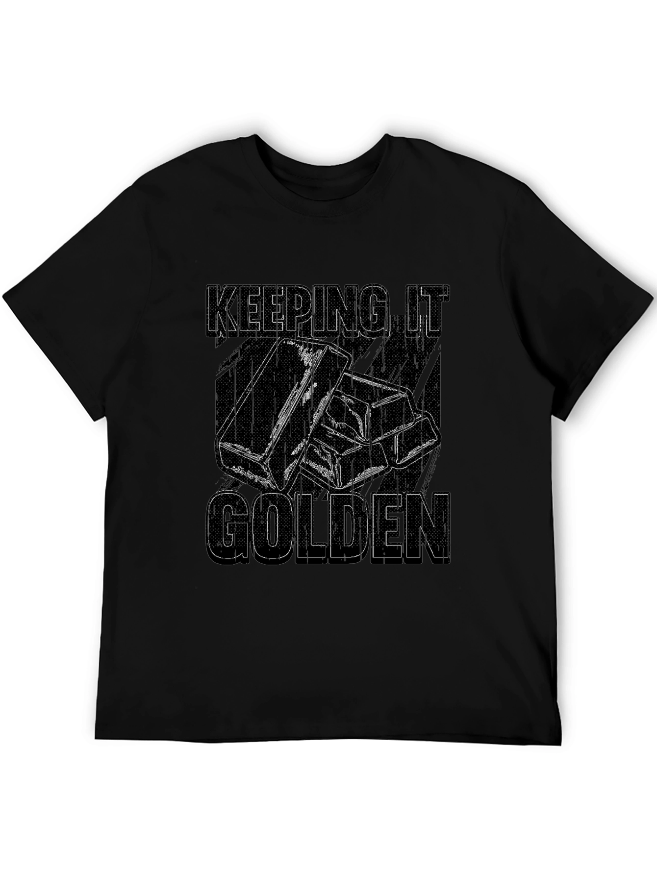 Keeping It Golden Graphic Tee - Mens Black T-Shirt