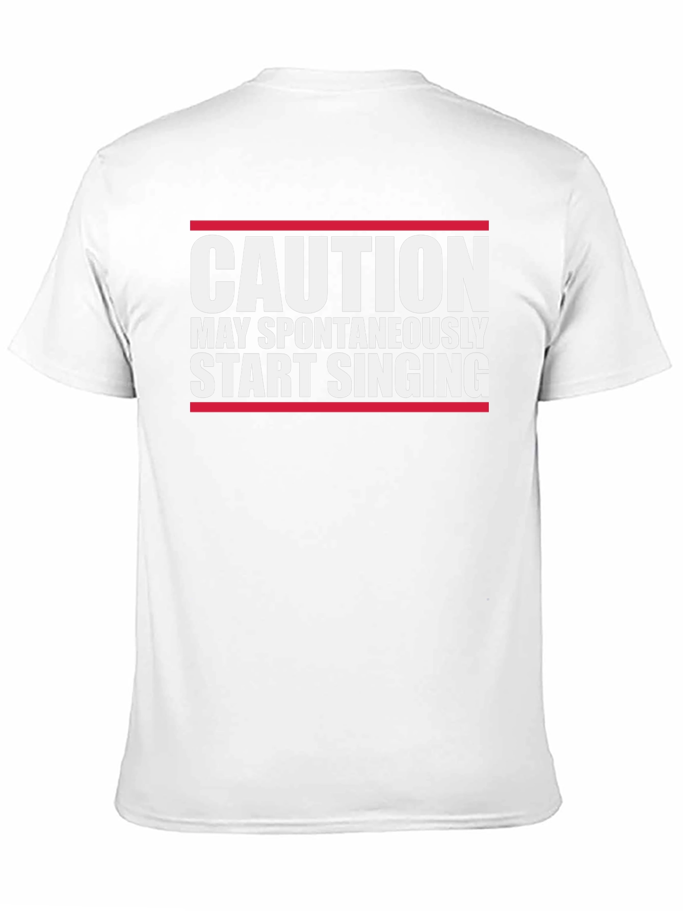 Caution May Start Singing Graphic T-Shirt
