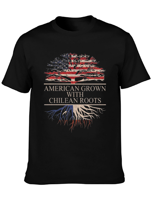 American Grown with Chilean Roots Graphic Tee