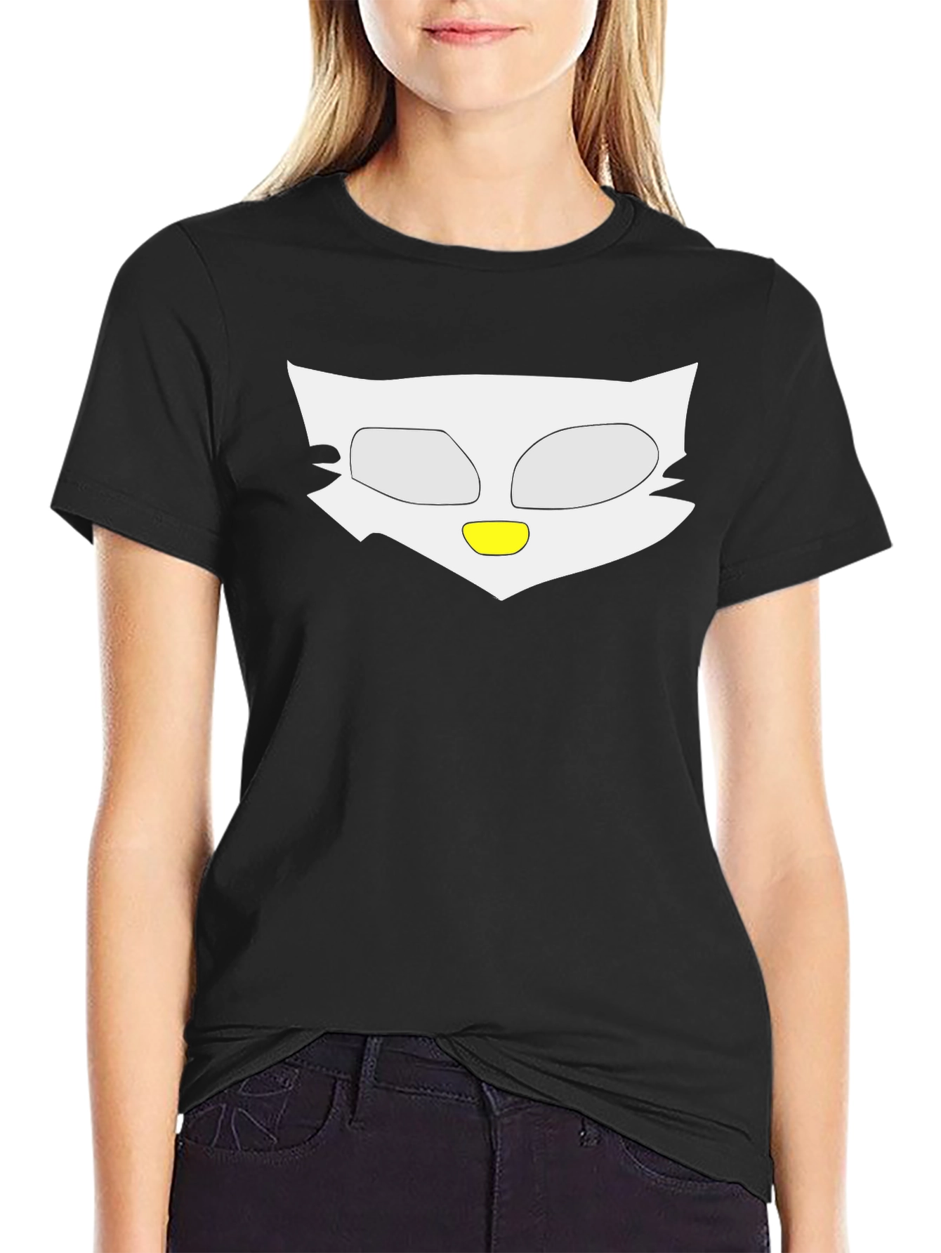 Abstract Owl Graphic Tee - Soft Cotton Blend