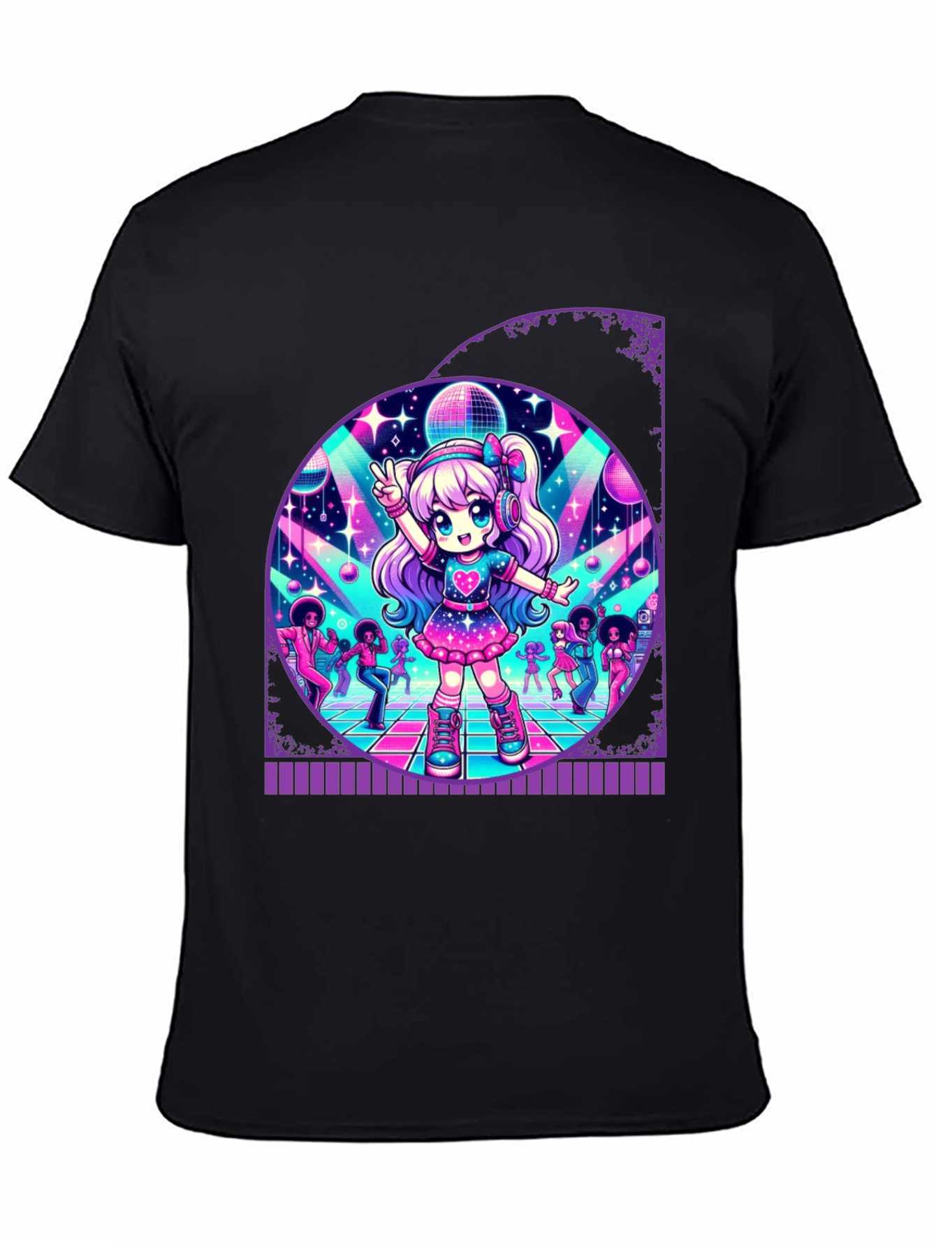Retro Anime Disco T-Shirt