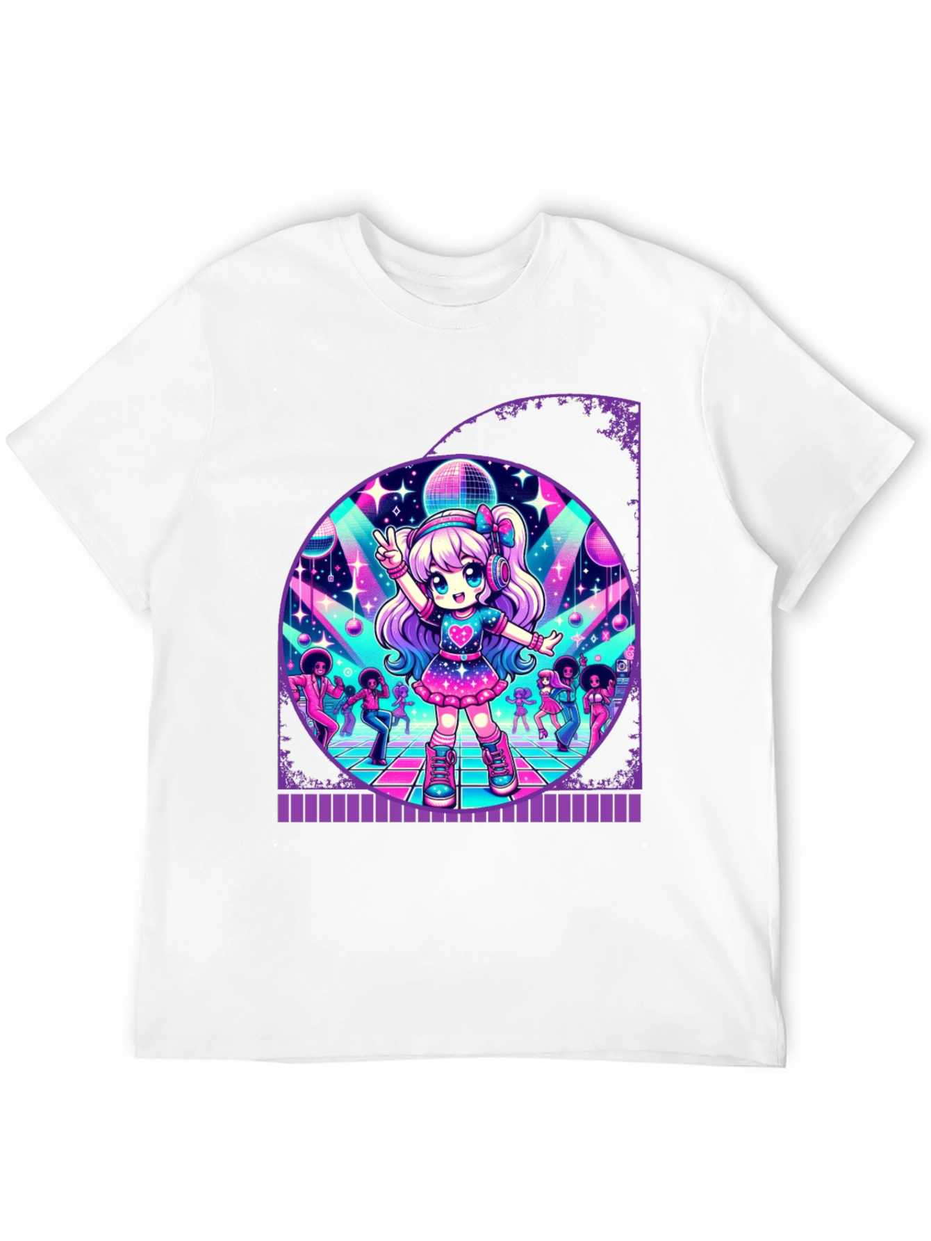 Retro Anime Disco T-Shirt