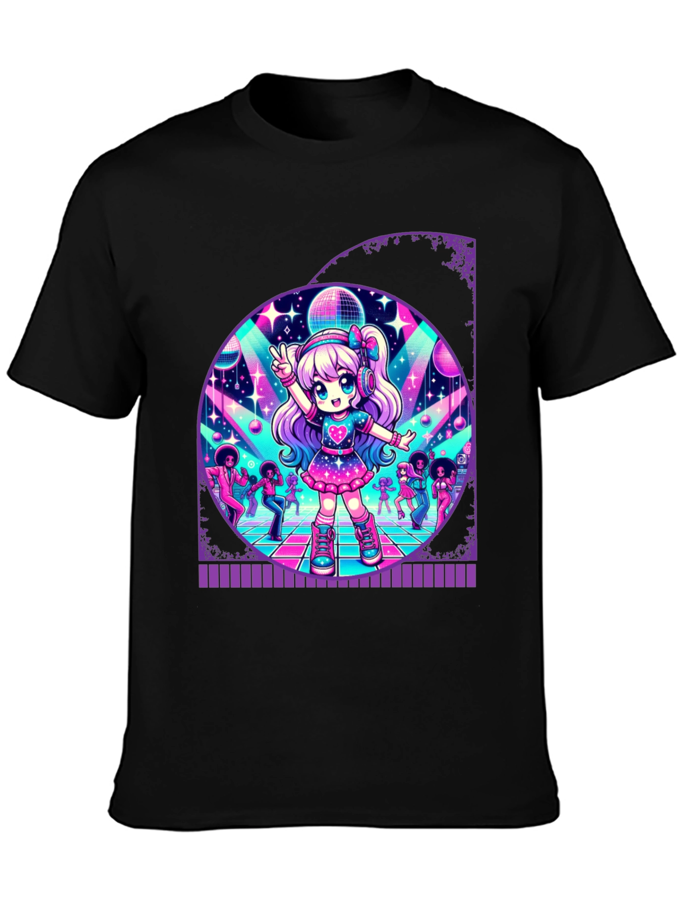 Retro Anime Disco T-Shirt