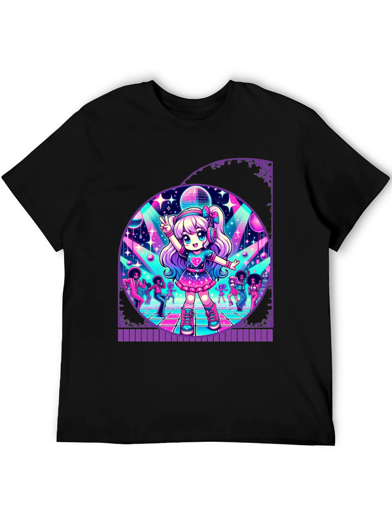 Retro Anime Disco T-Shirt