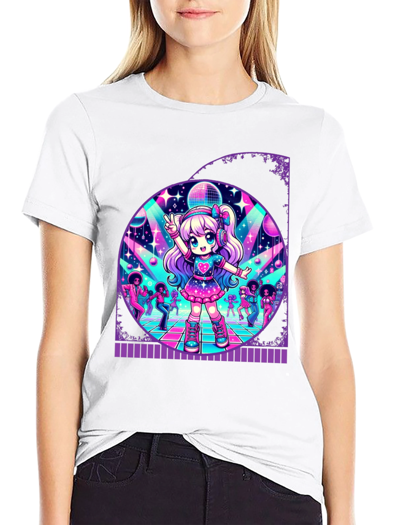 Retro Anime Disco T-Shirt