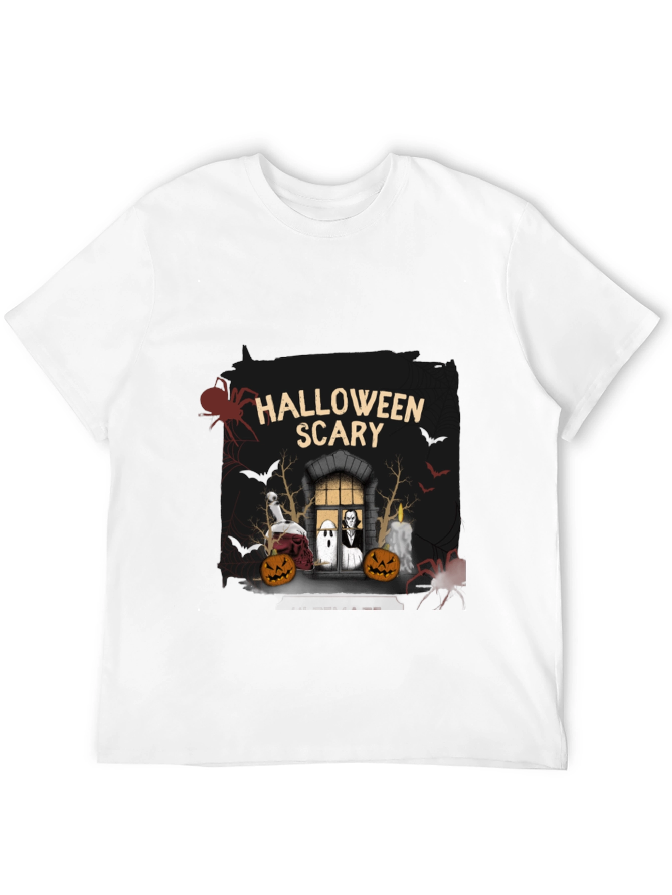 Halloween Scary Graphic T-Shirt