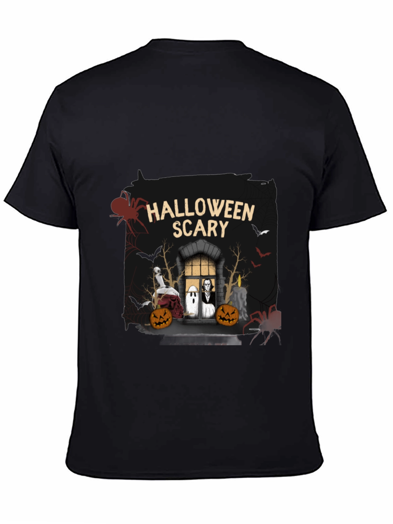 Halloween Scary Graphic T-Shirt