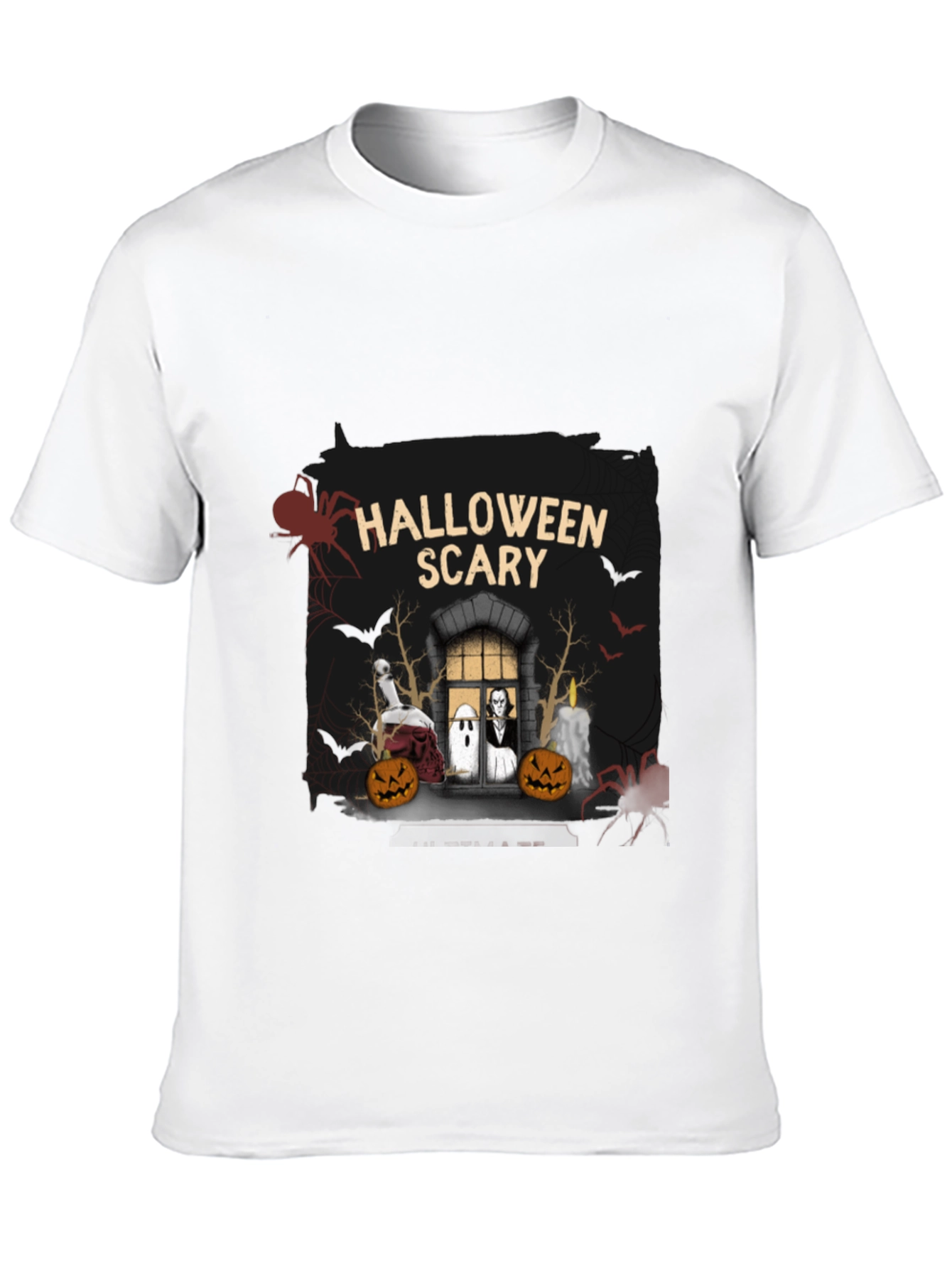 Halloween Scary Graphic T-Shirt
