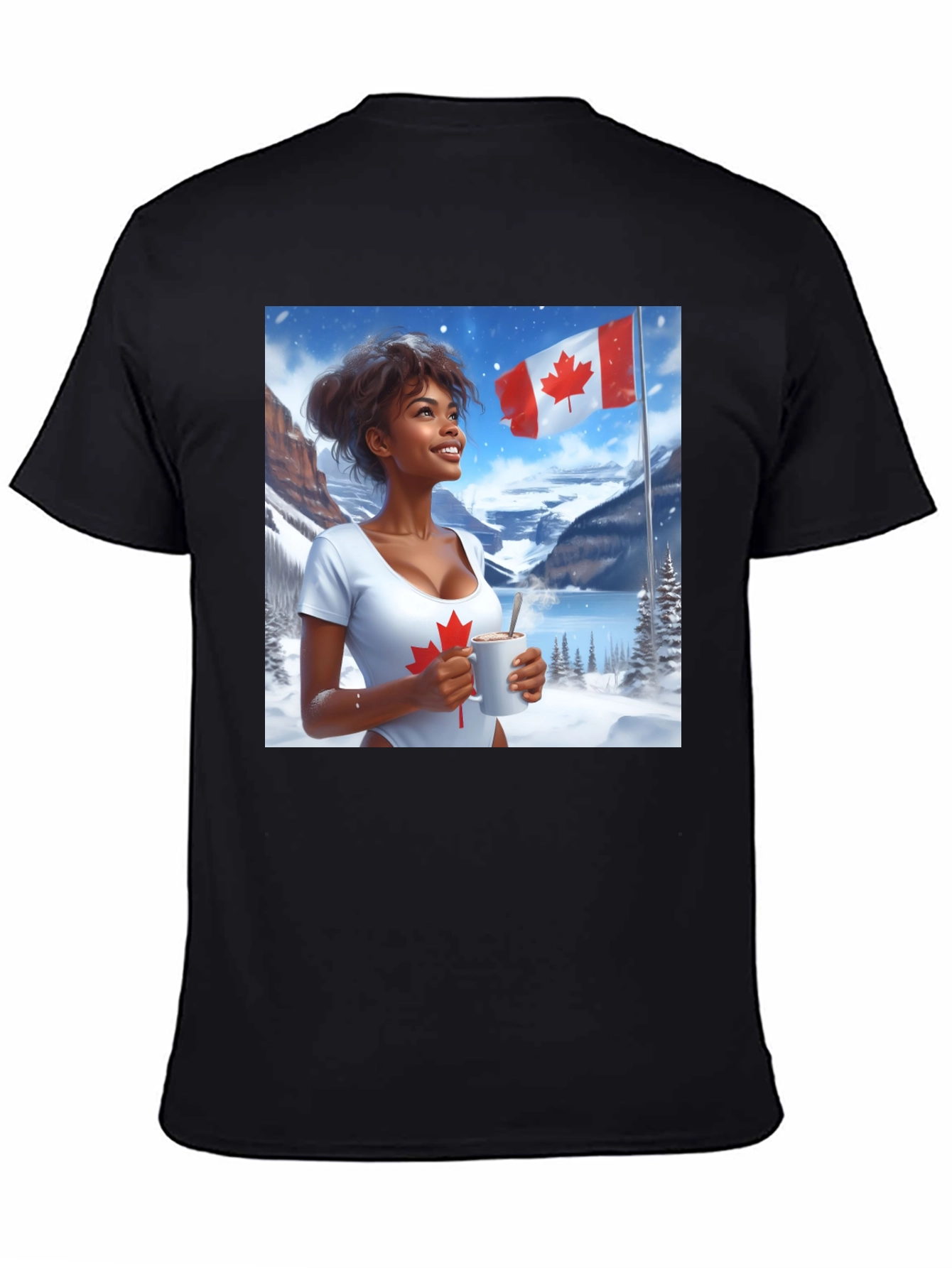 Canadian Pride T-Shirt - Winter Scene