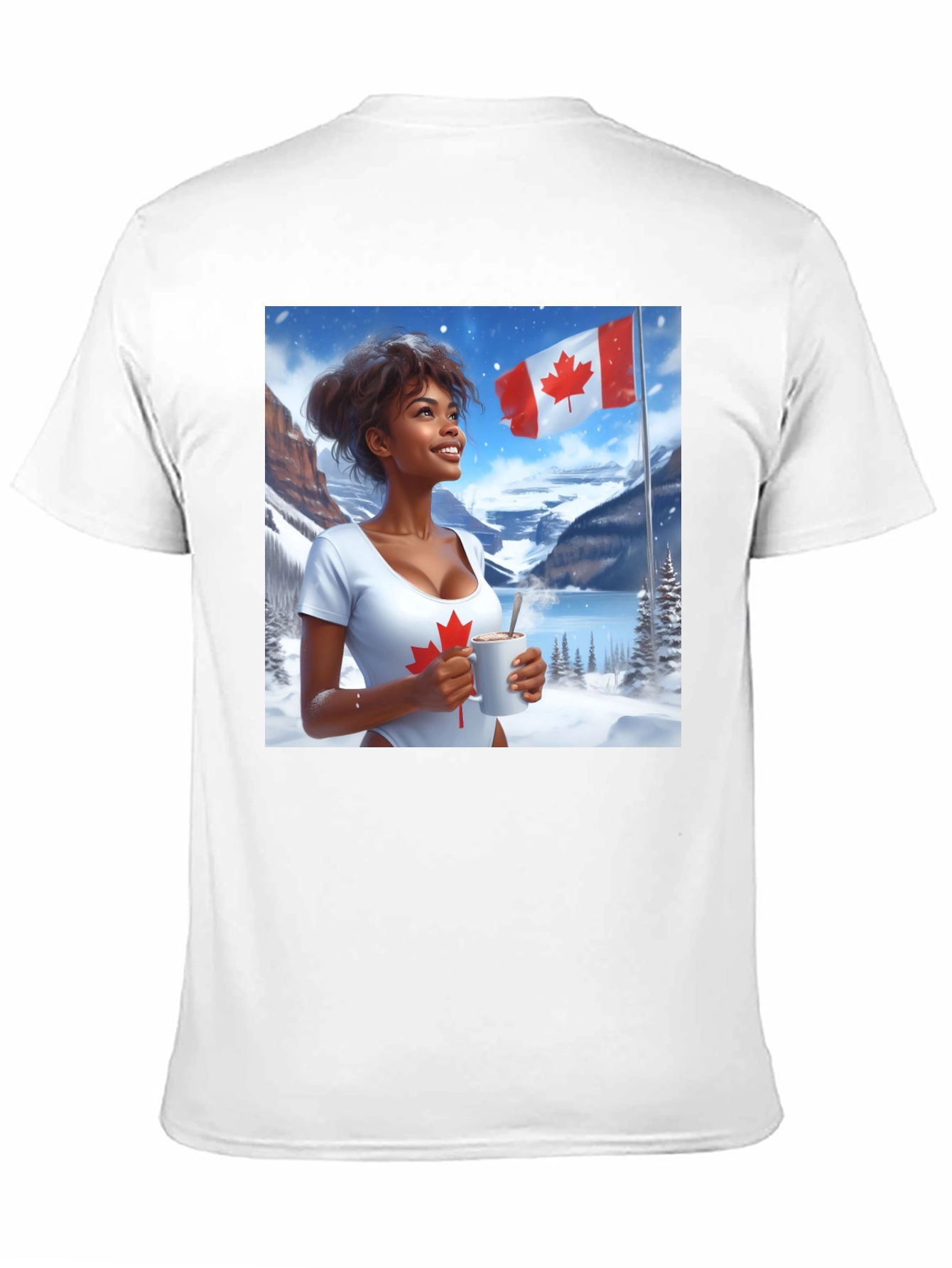 Canadian Pride T-Shirt - Winter Scene
