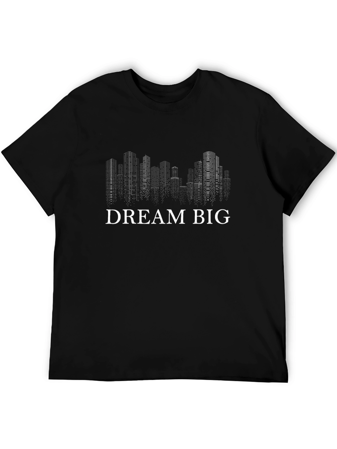 Dream Big Graphic Tee - Cityscape Design
