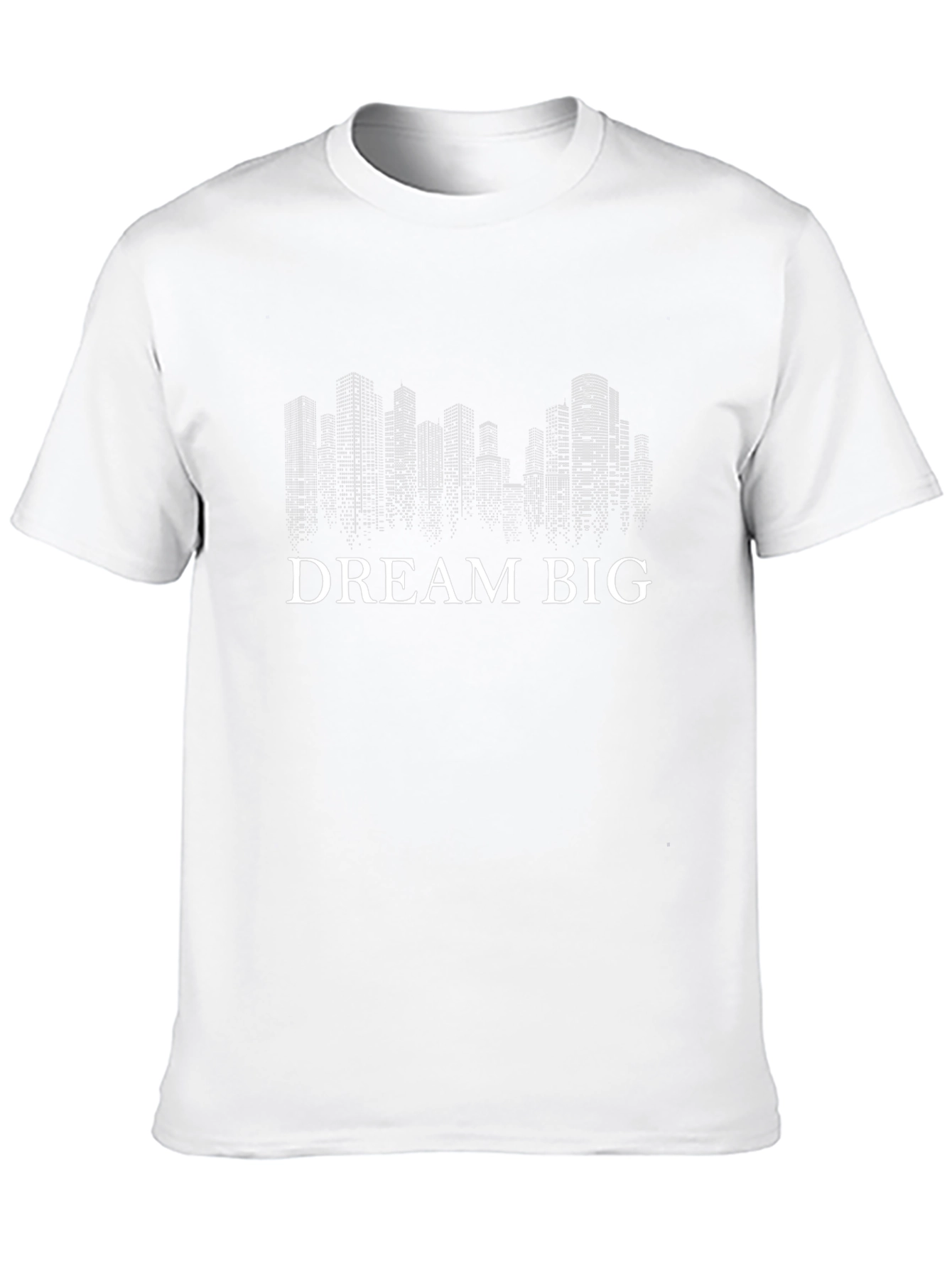 Dream Big Graphic Tee - Cityscape Design