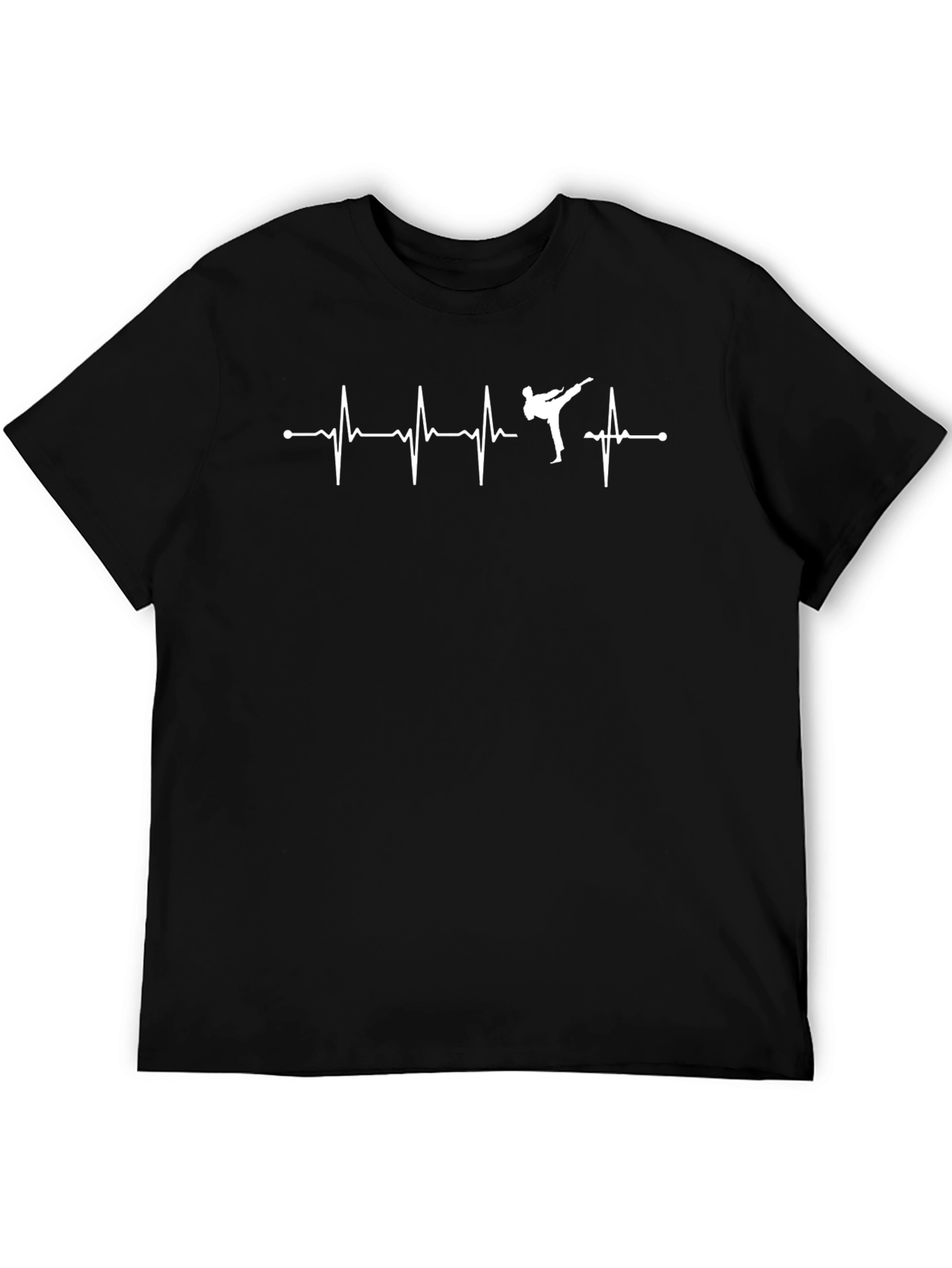 Karate Heartbeat T-Shirt - Martial Arts Graphic Tee