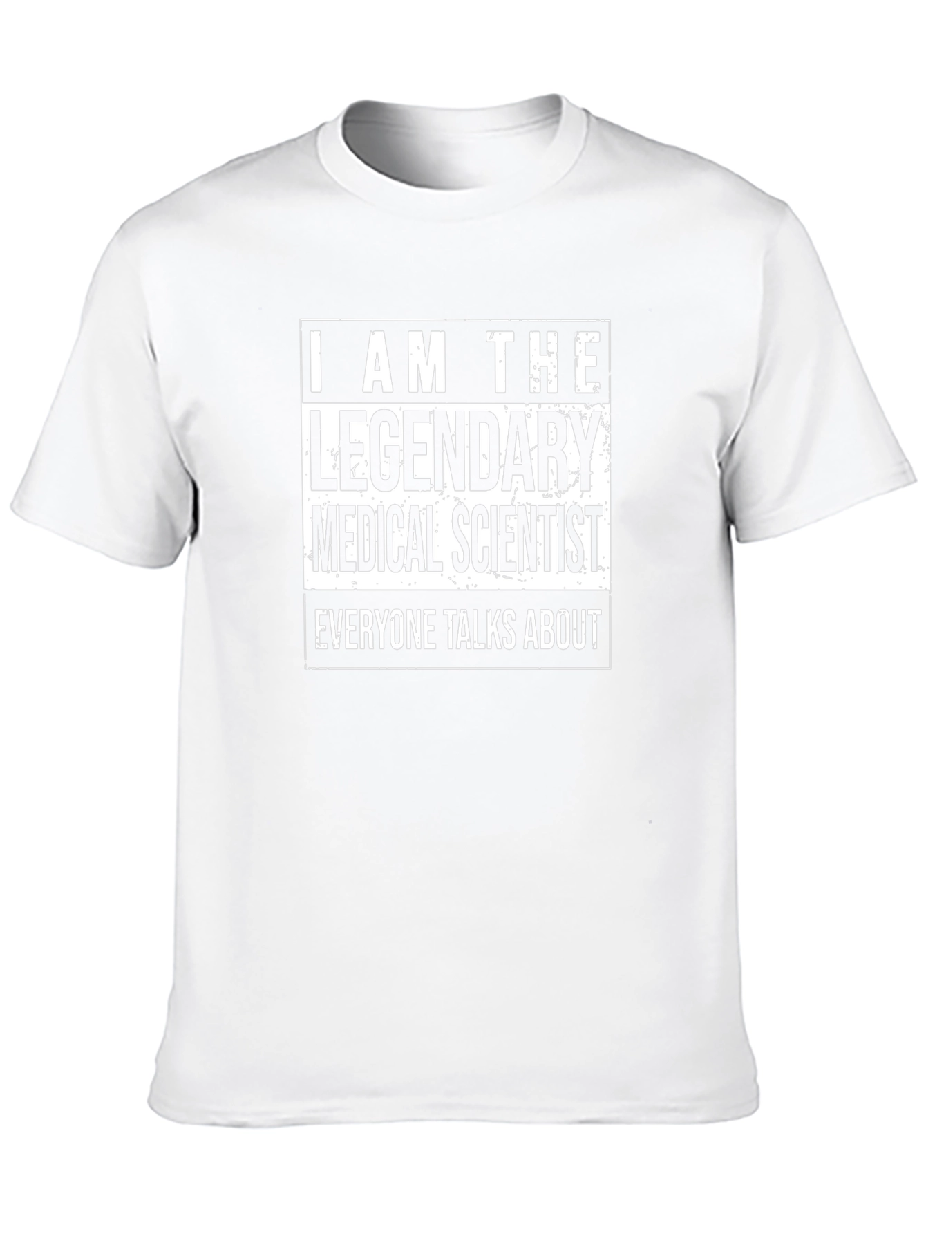 Legendary Medical Scientist Graphic Tee - Black Cotton