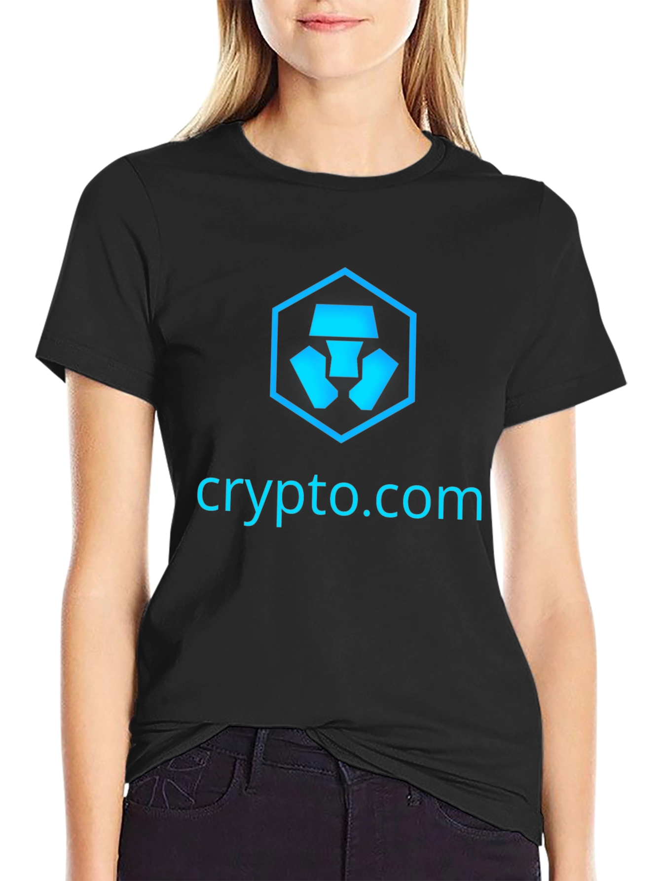 Crypto.com Logo T-Shirt - Black