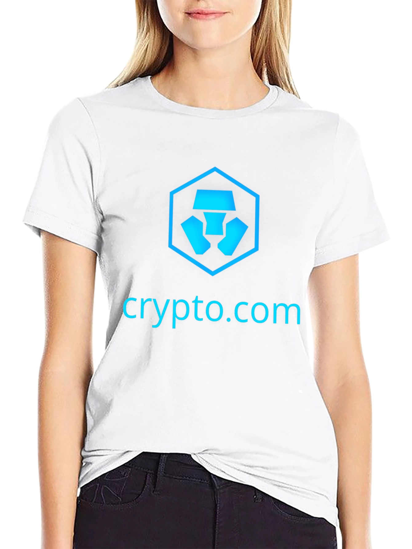 Crypto.com Logo T-Shirt - Black