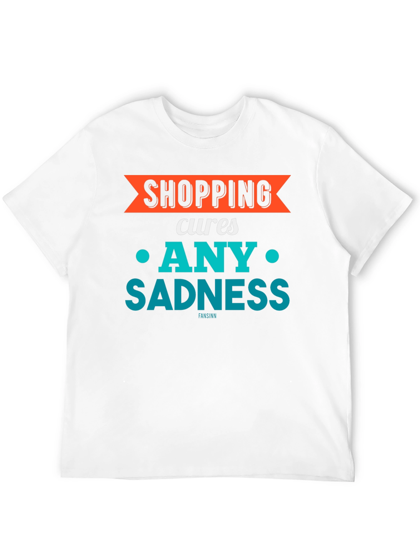 Shopping Cures Sadness Graphic T-Shirt