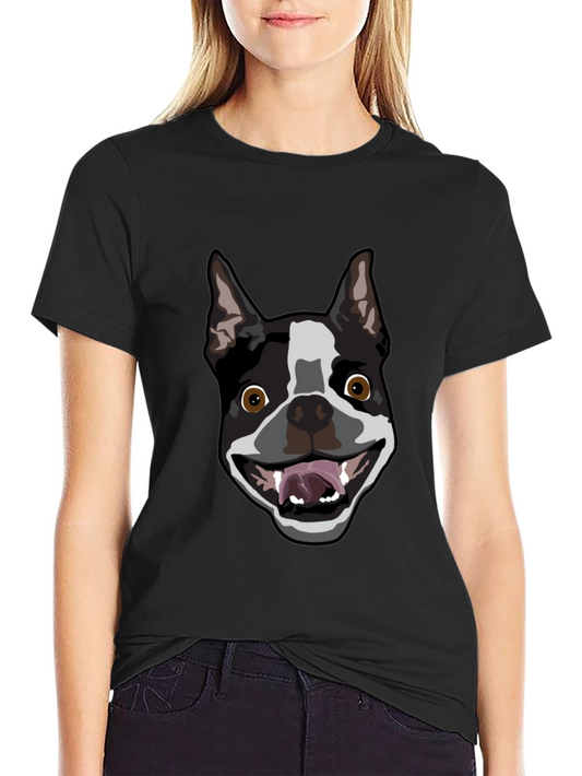 Boston Terrier Dog Graphic T-Shirt