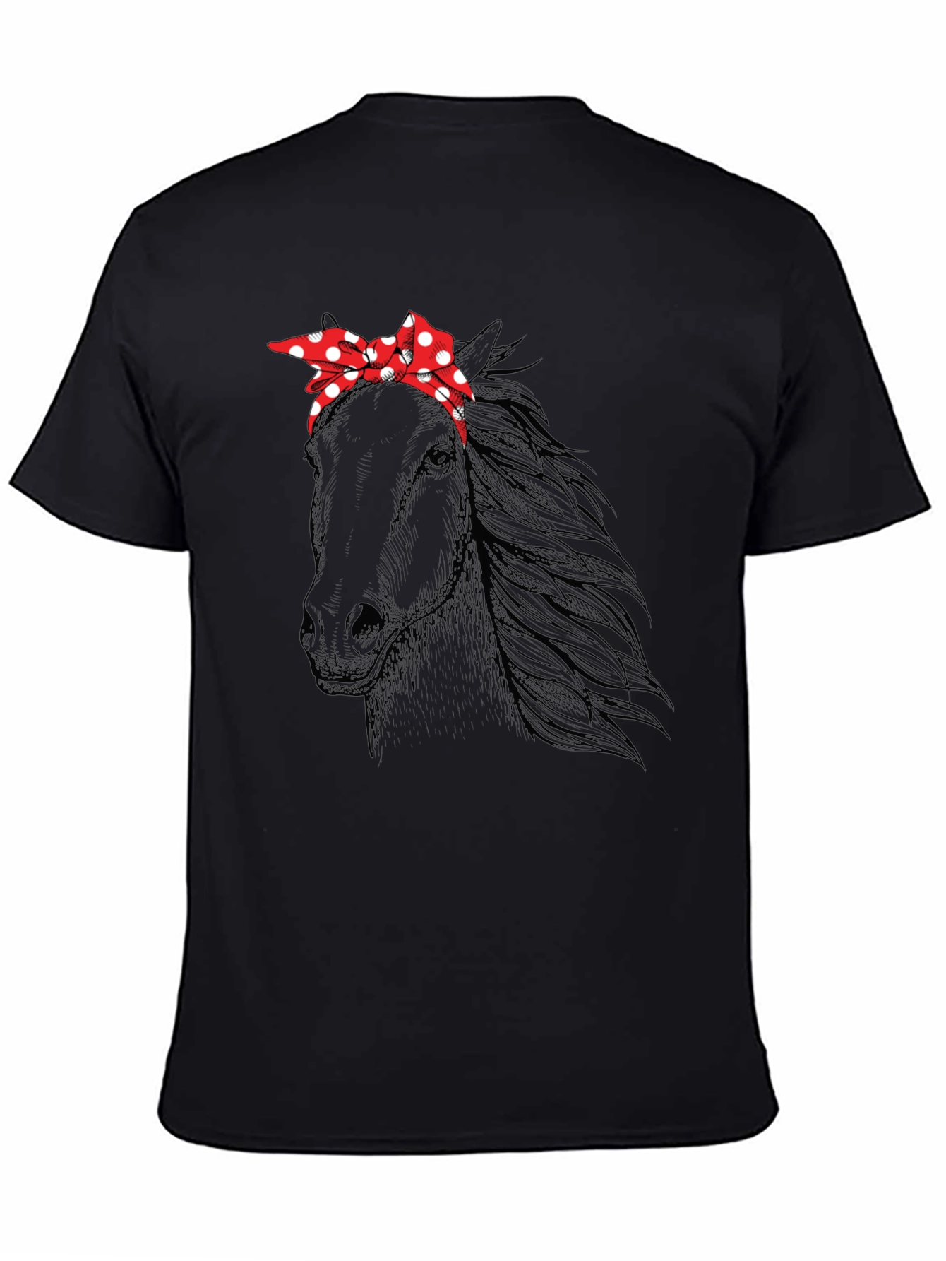 Horse with Bandana Graphic Tee