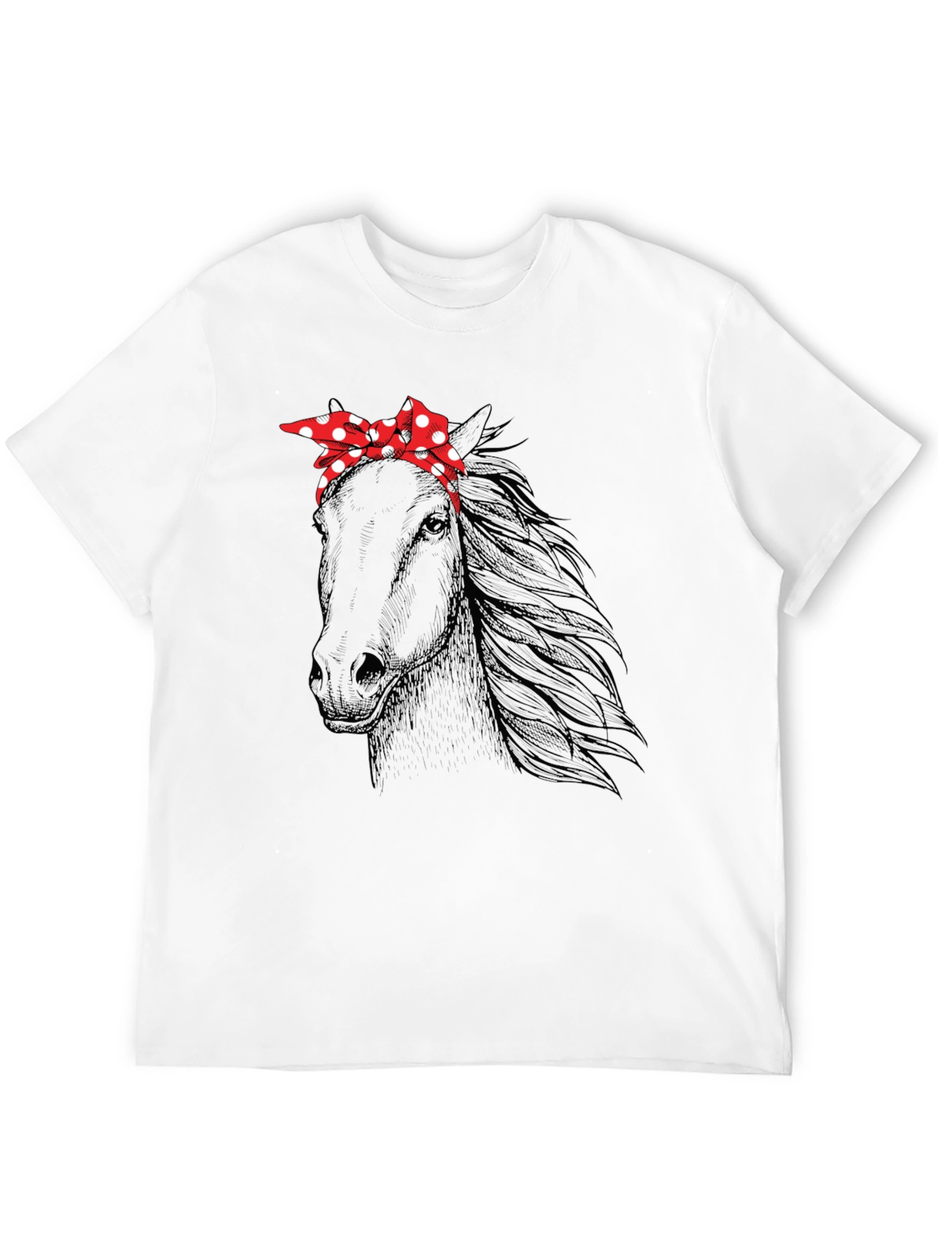 Horse with Bandana Graphic Tee