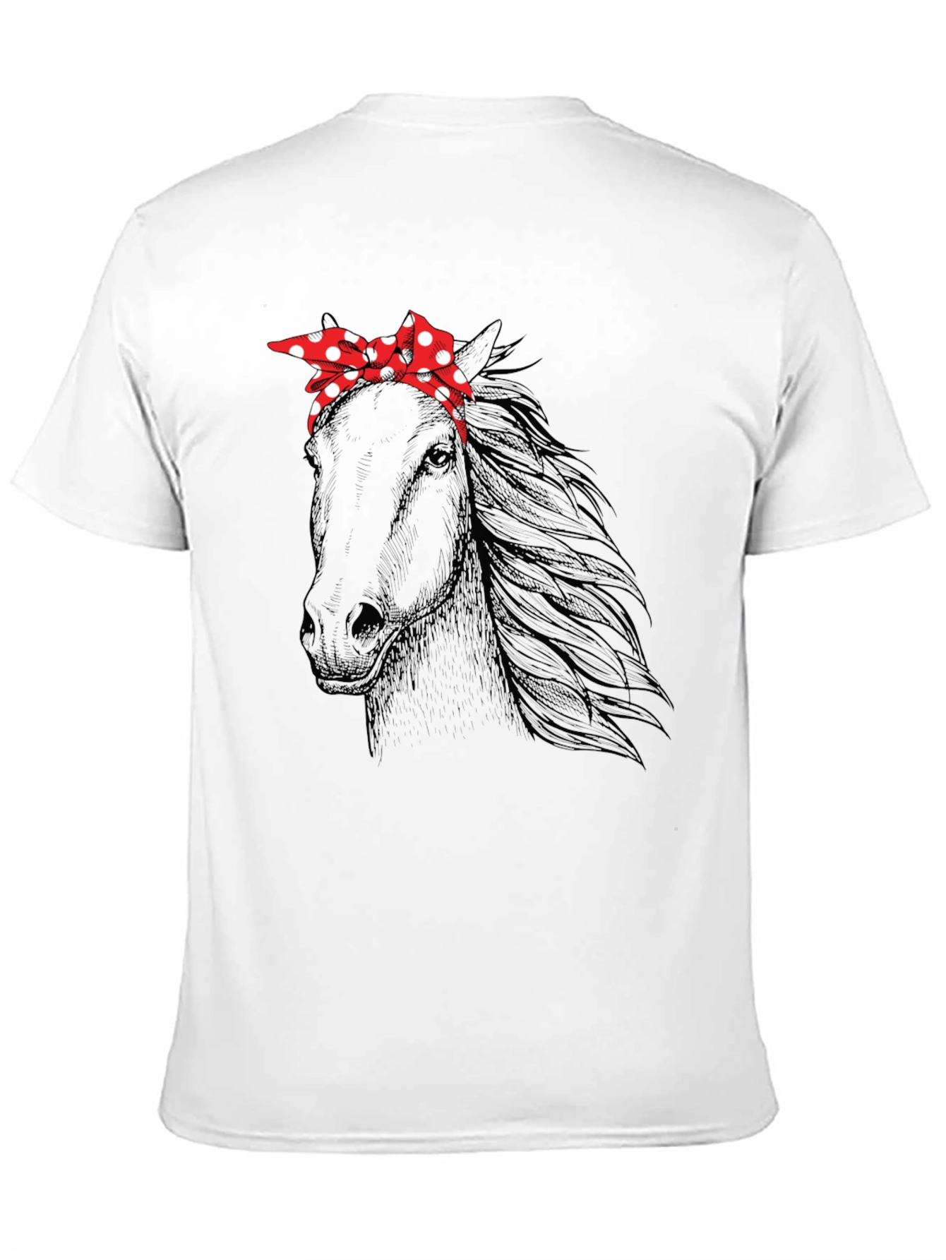 Horse with Bandana Graphic Tee